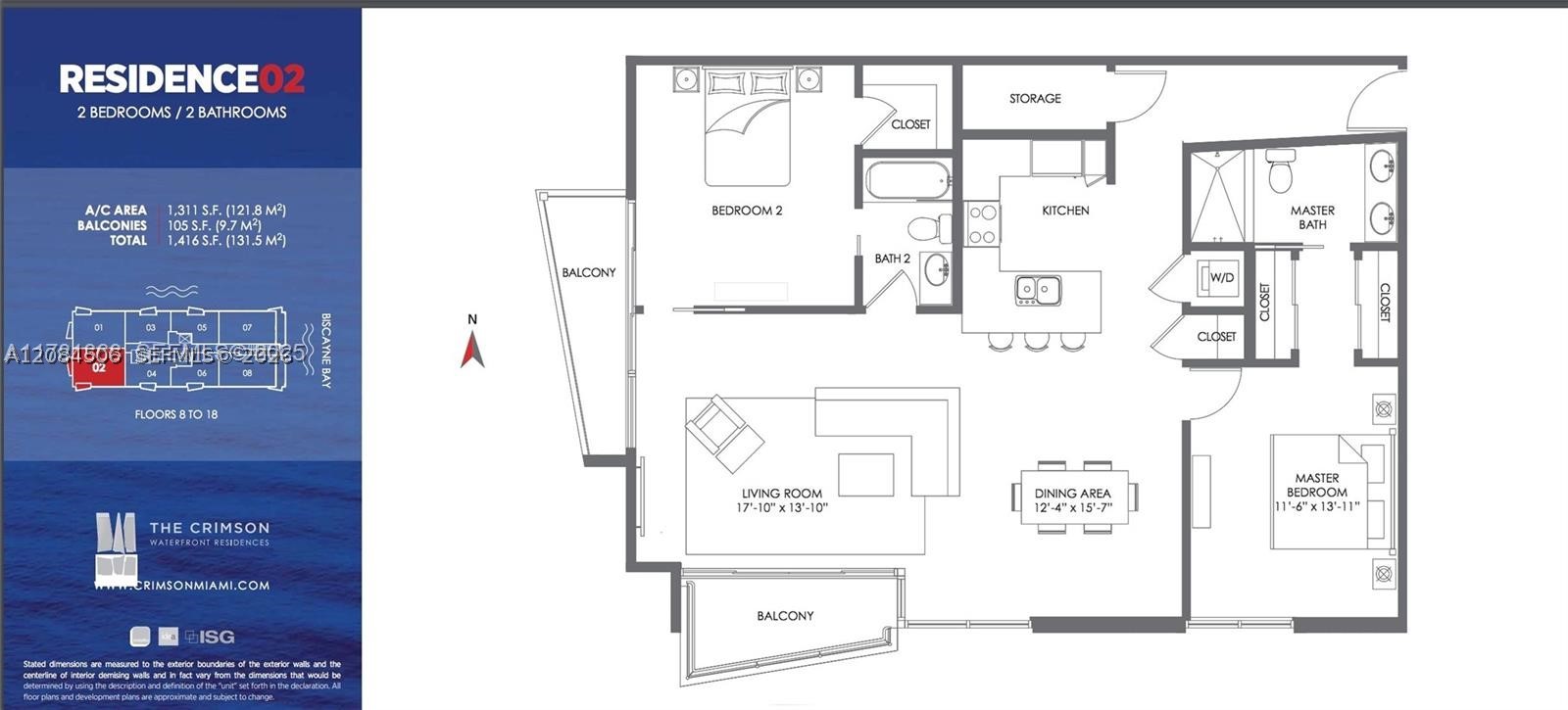 601 NE 27th St #1002, Miami FL 33137
