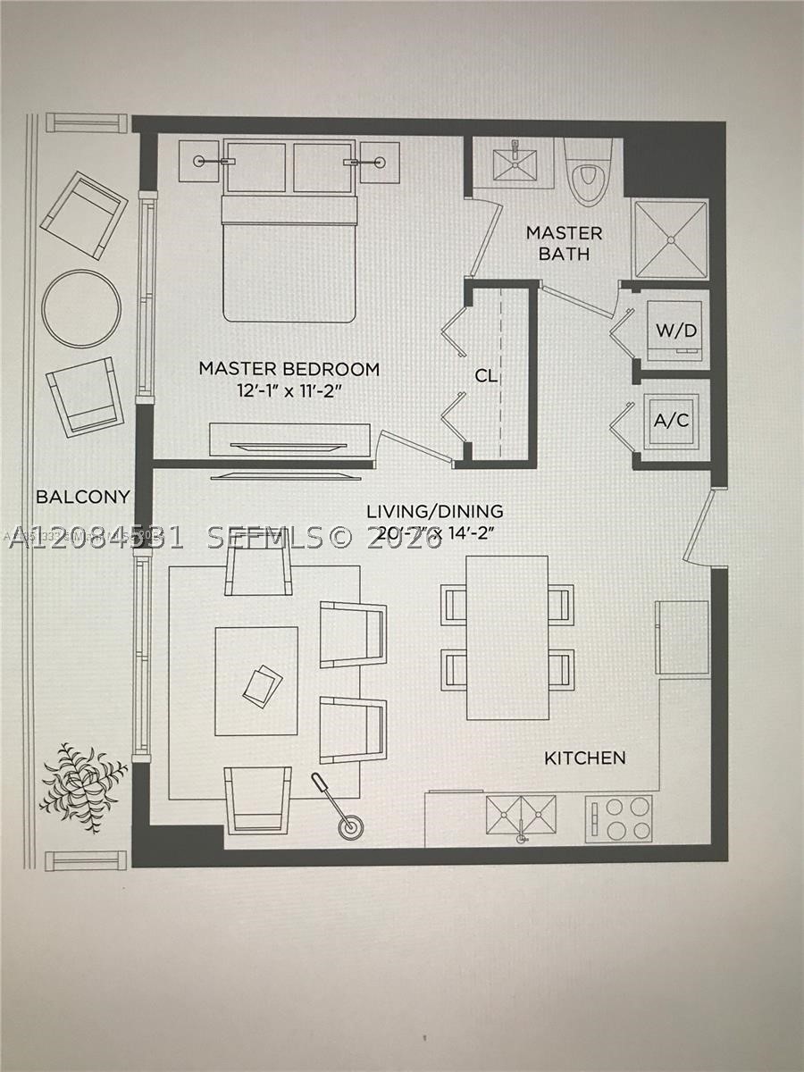 55 SW 9th St #2807, Miami FL 33130