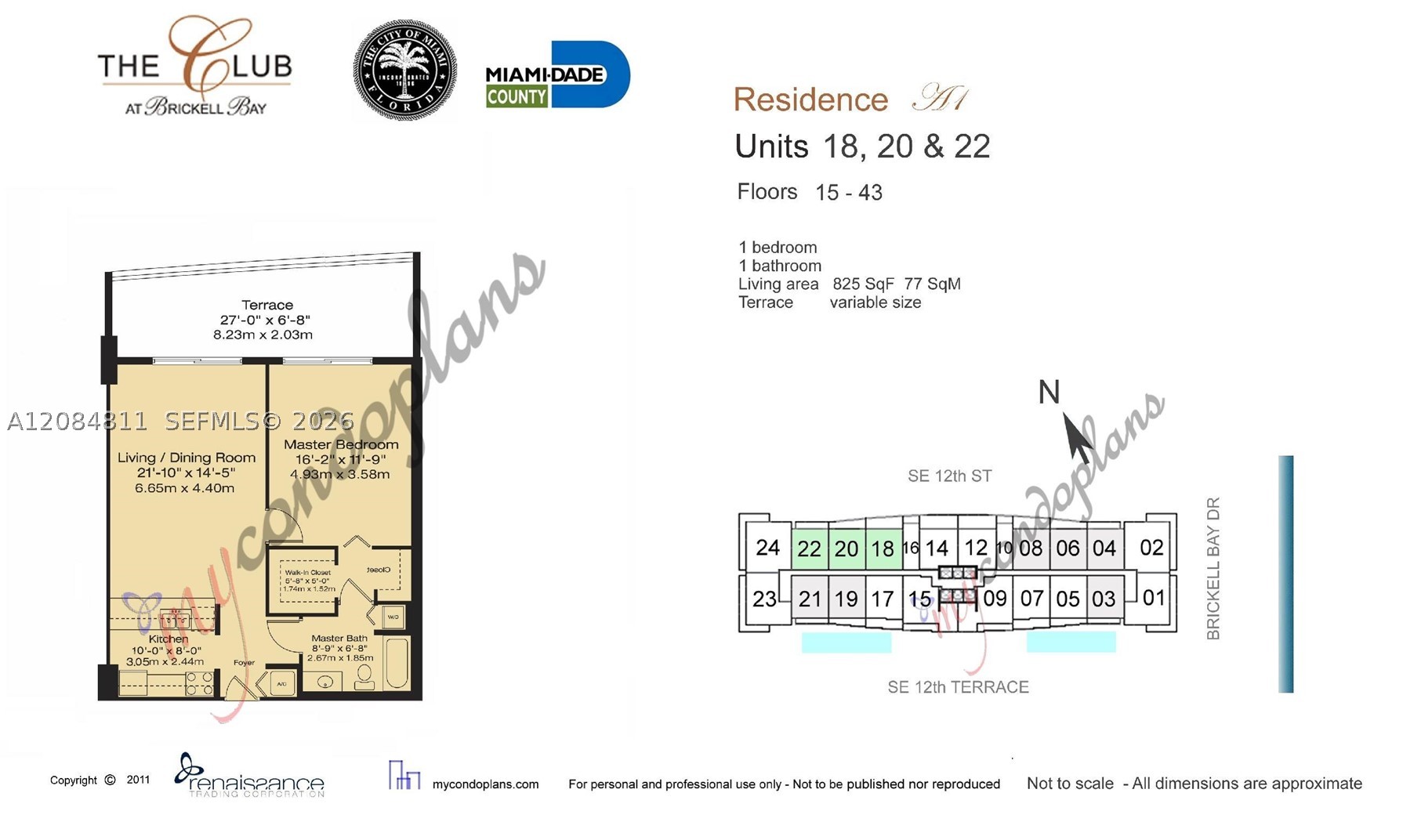 1200 Brickell Bay Dr #3620, Miami FL 33131