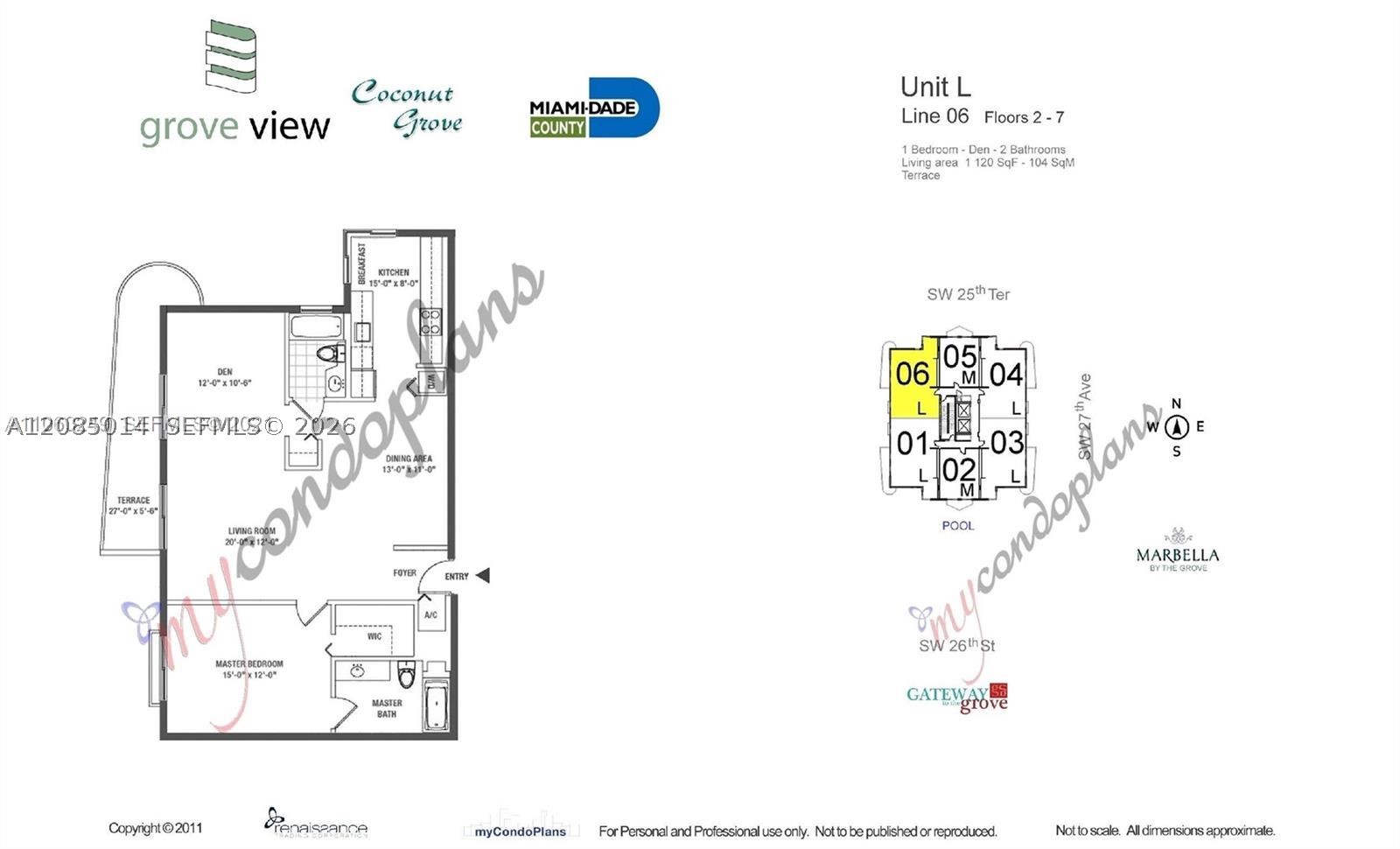 2550 SW 27th Ave #606, Miami FL 33133