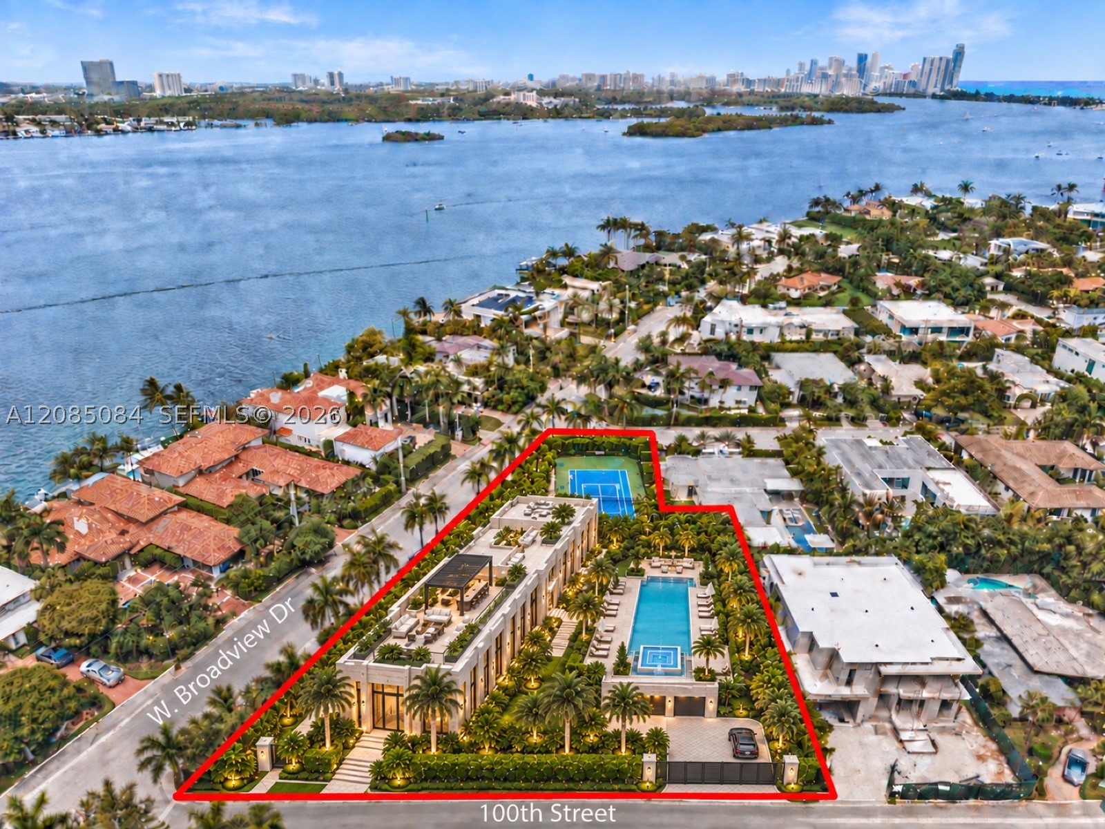 10031 W Broadview Dr, Bay Harbor Islands FL 33154