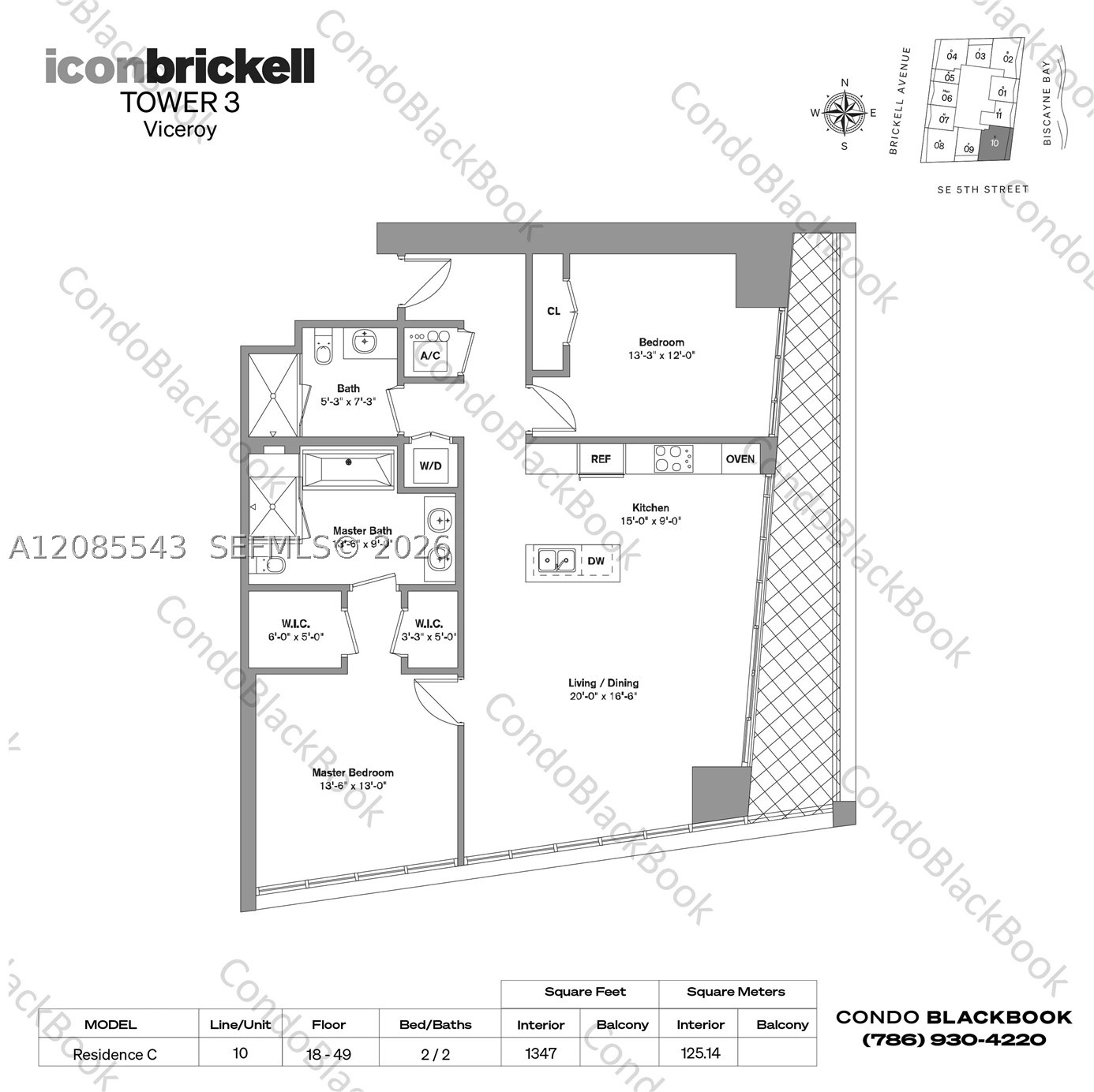 485 Brickell Ave #4410, Miami FL 33131