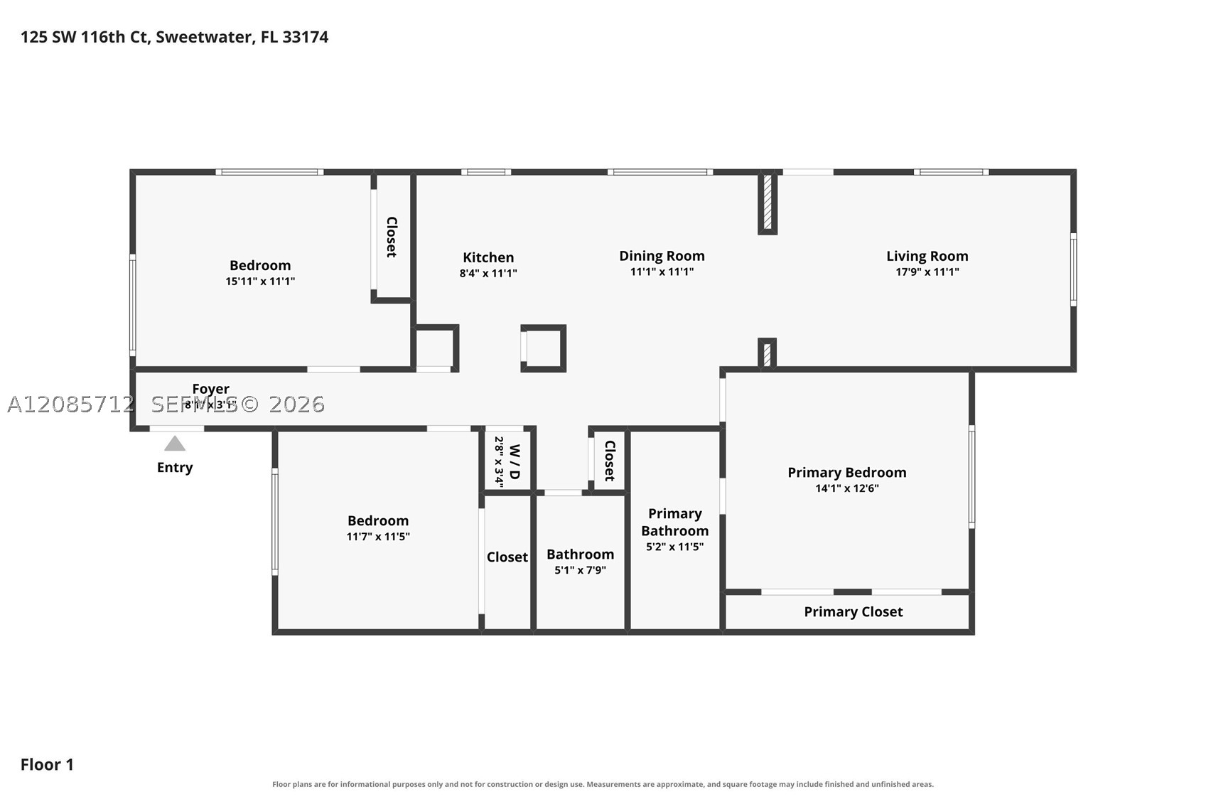 125 SW 116th Ct, Sweetwater FL 33174