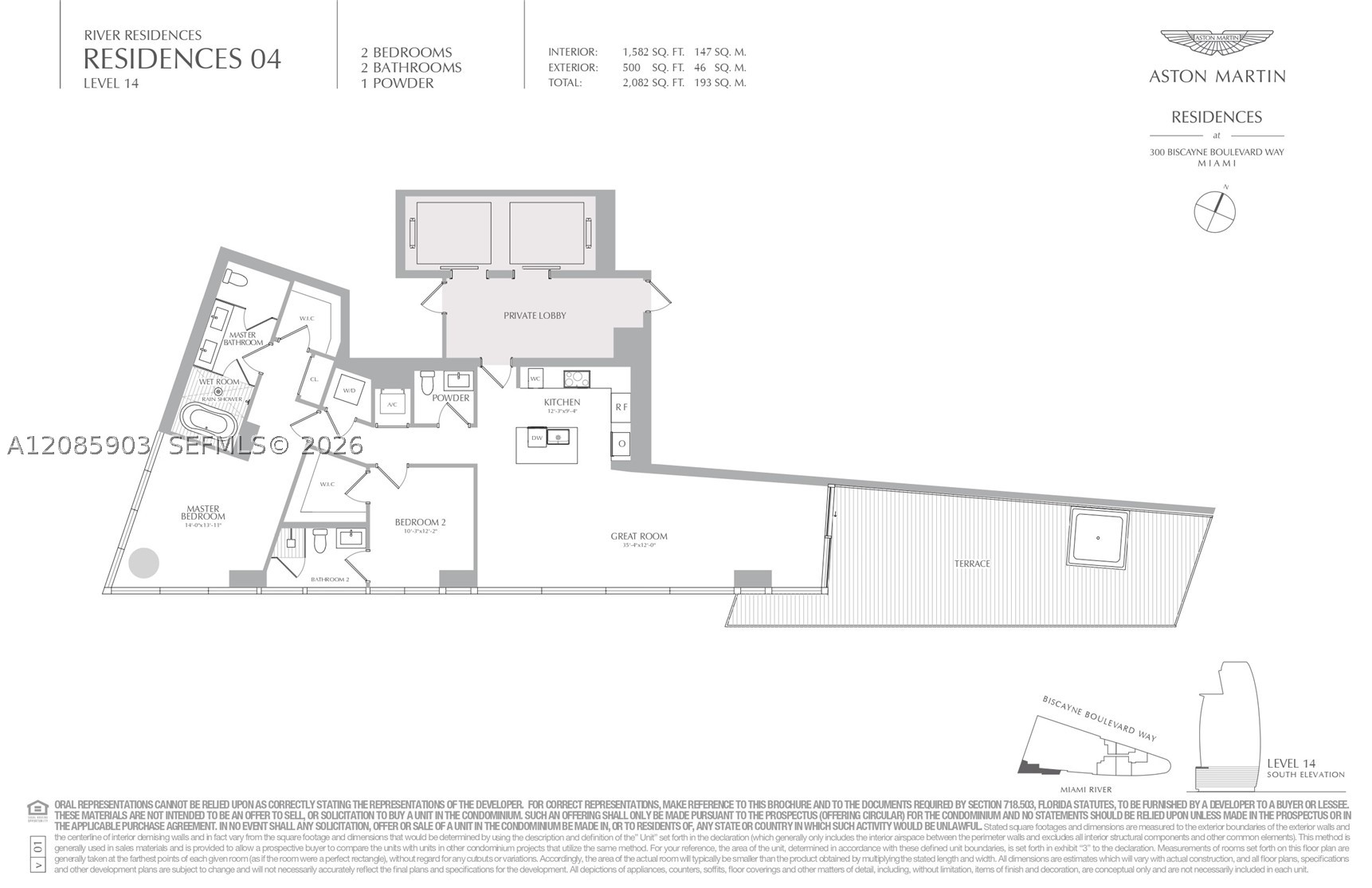 300 Biscayne Blvd Way #1404W, Miami FL 33131