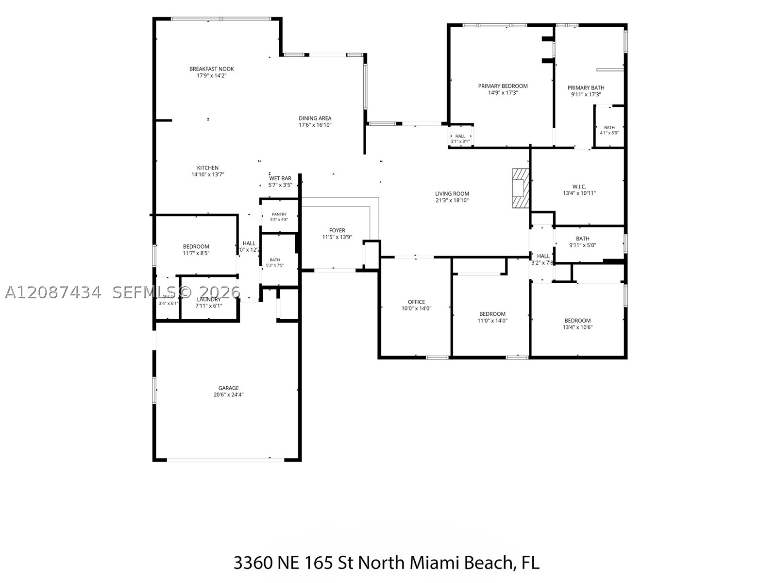 3360 NE 165th St, North Miami Beach FL 33160