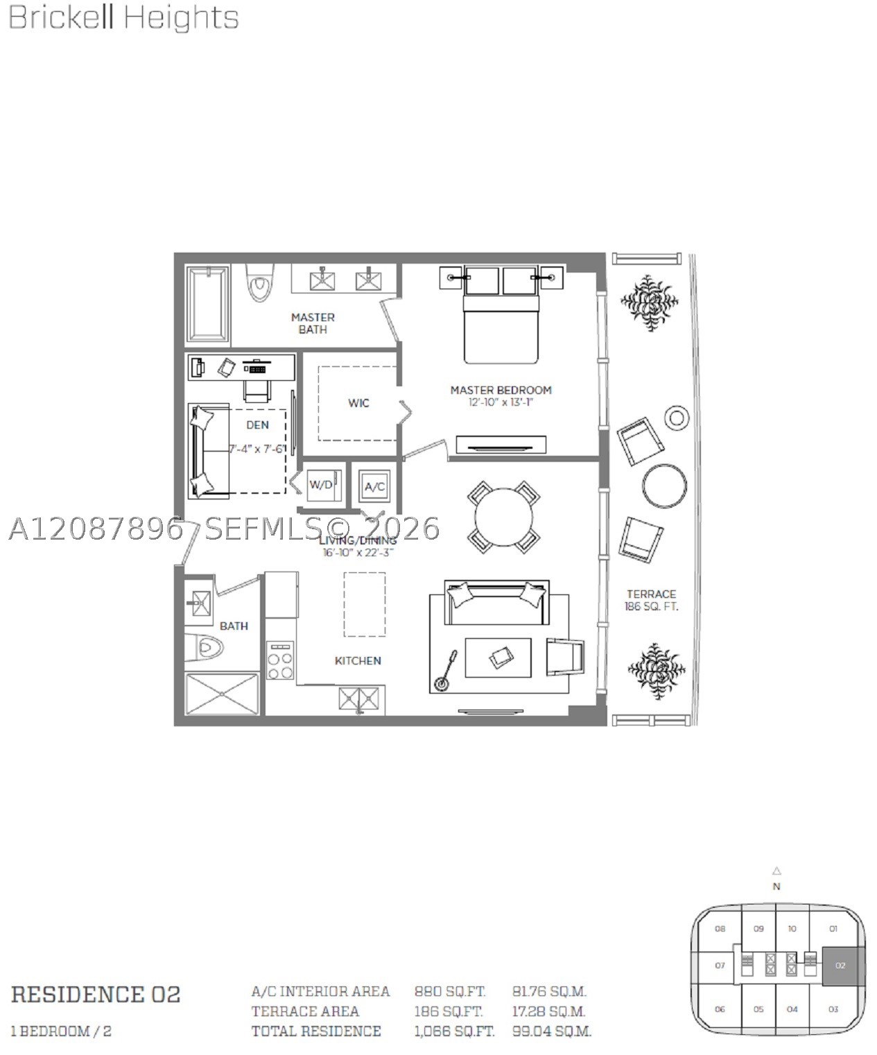 45 SW 9th St #1002, Miami FL 33130