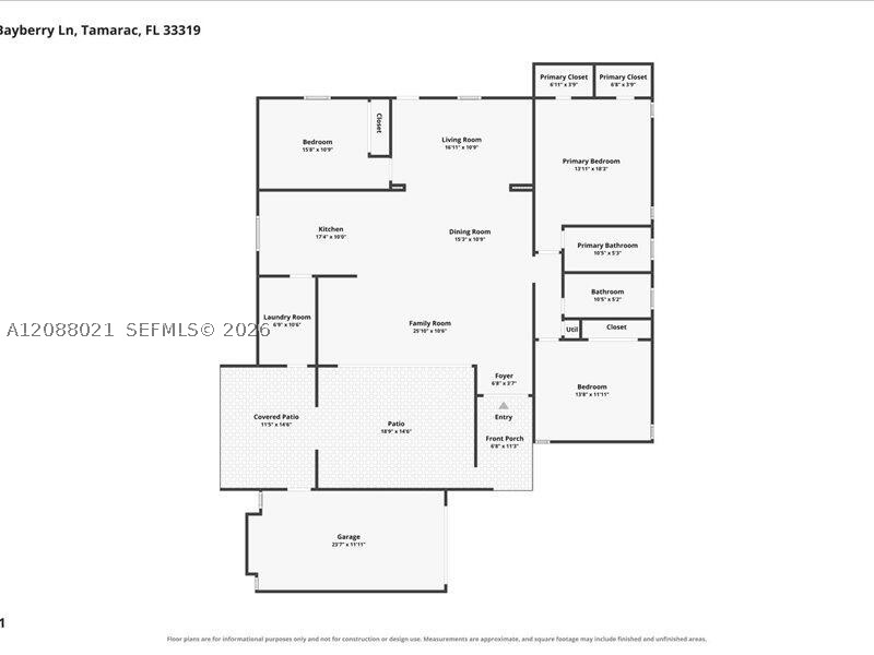 4705 Bayberry Ln, Tamarac FL 33319