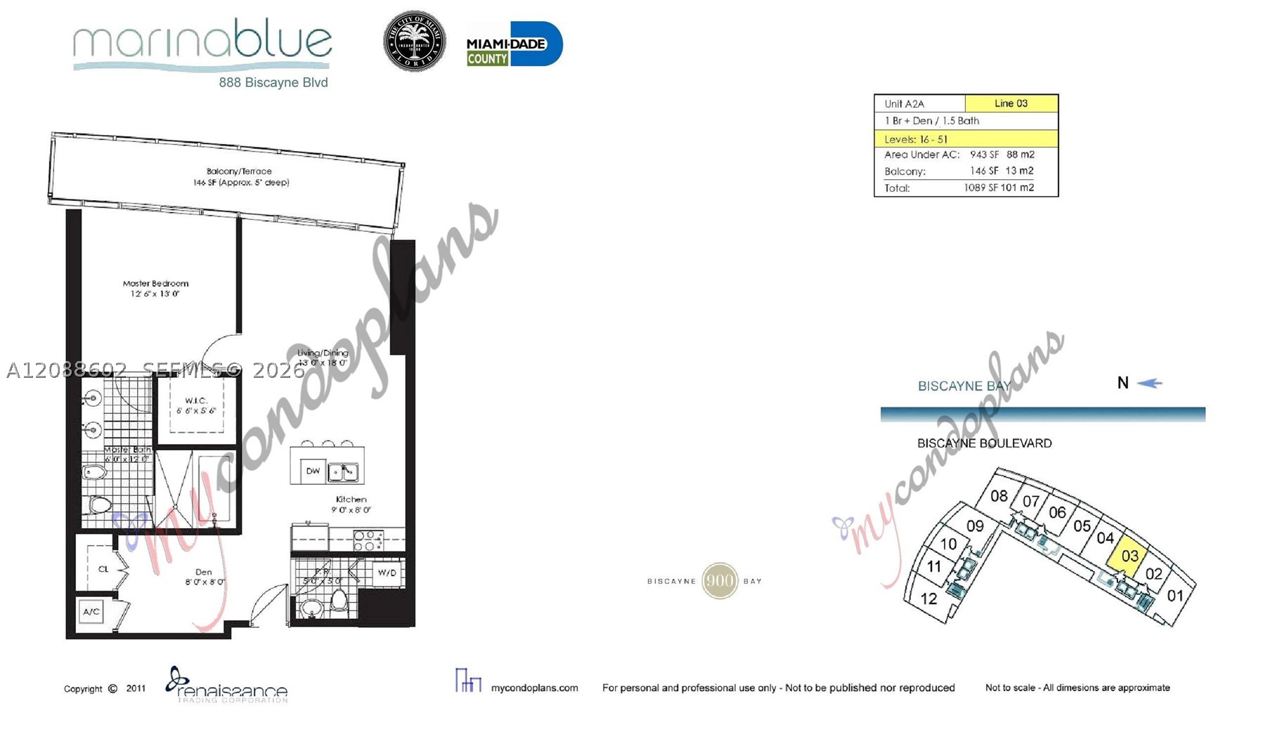 888 SE Biscayne Blvd #4803, Miami FL 33132