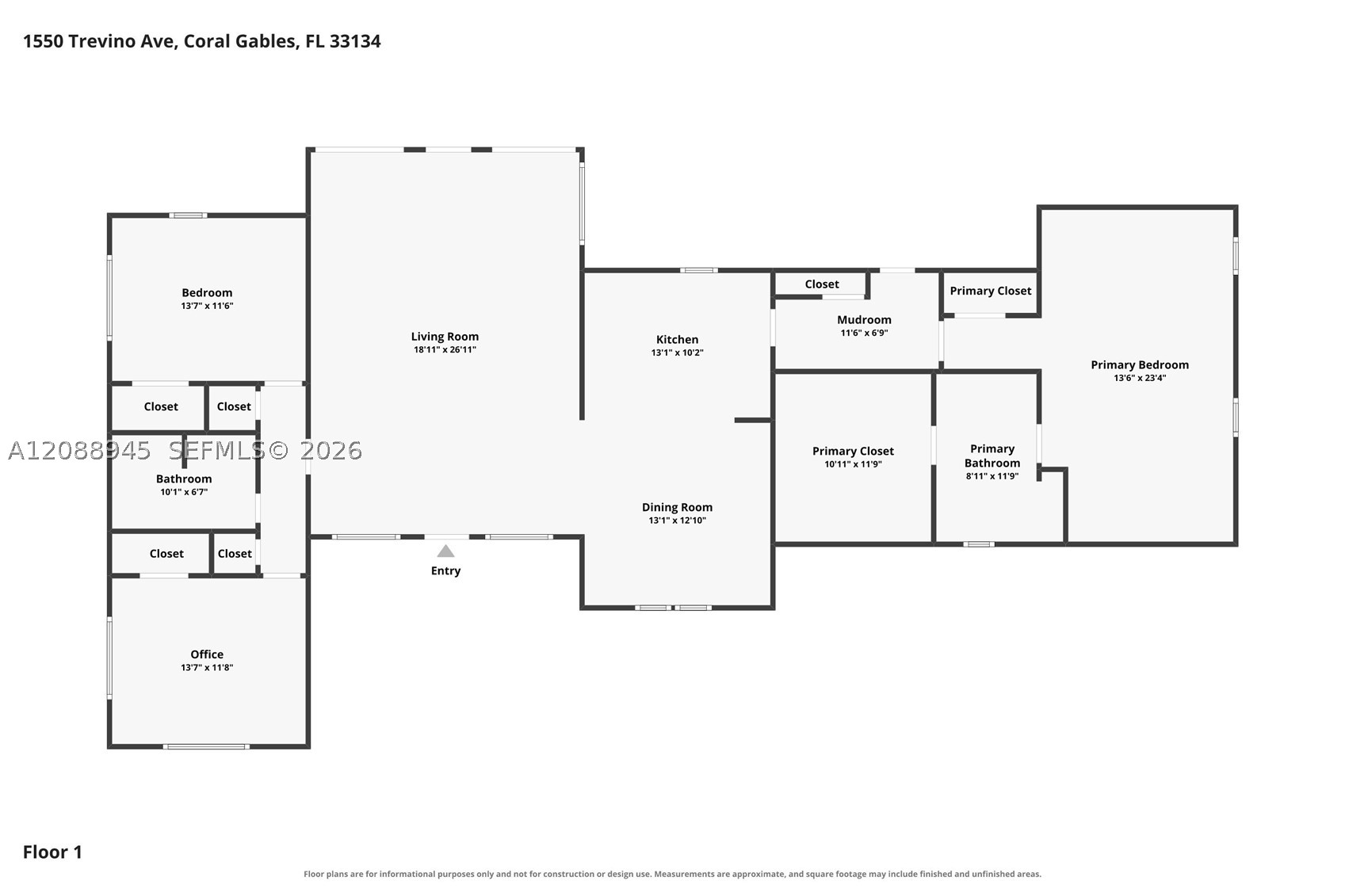 1550 Trevino Ave, Coral Gables FL 33134