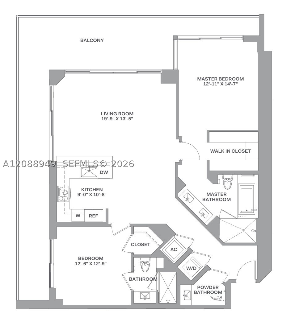 88 SW 7th St #1711, Miami FL 33130