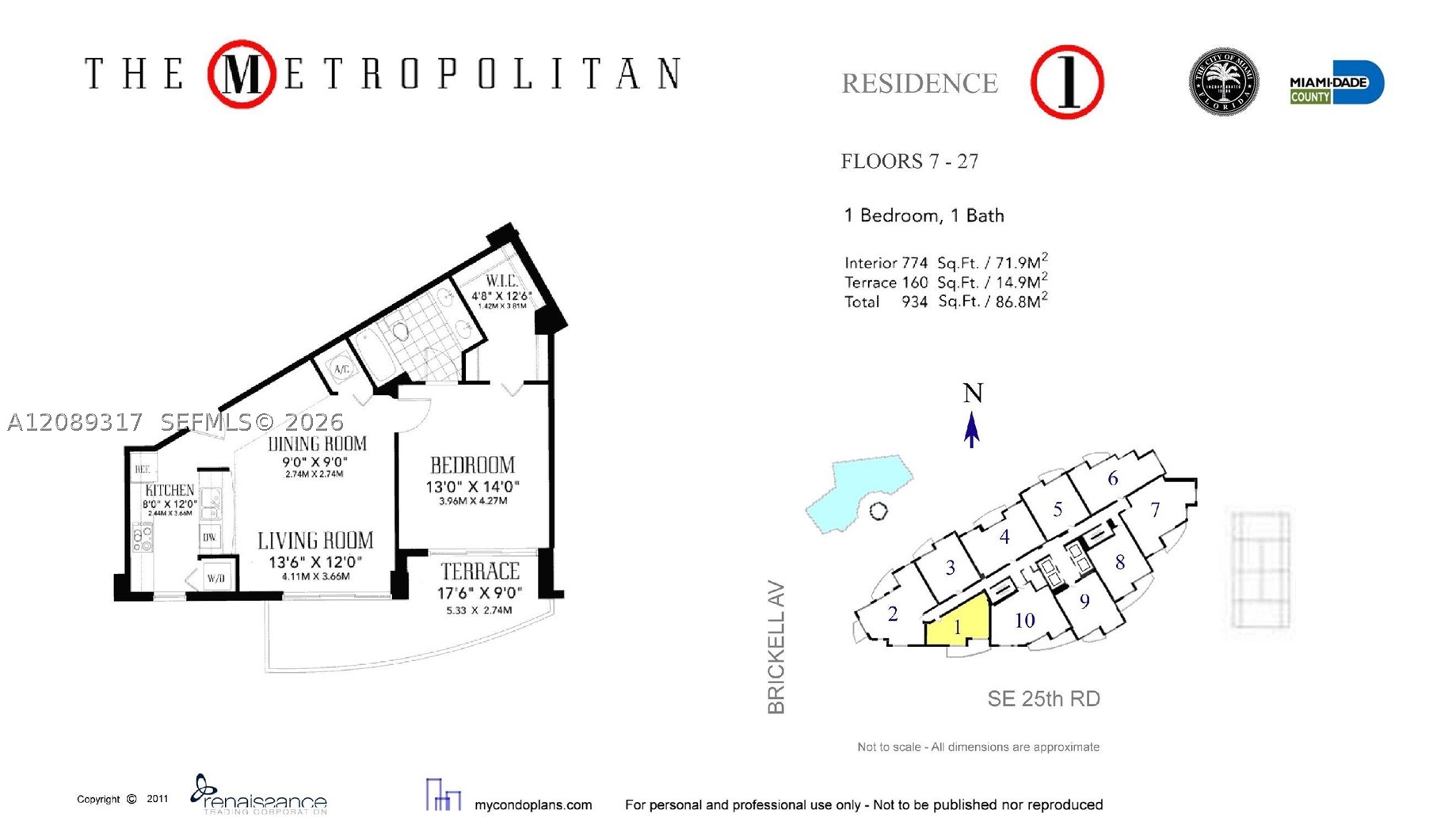 2475 Brickell Ave #2401, Miami FL 33129