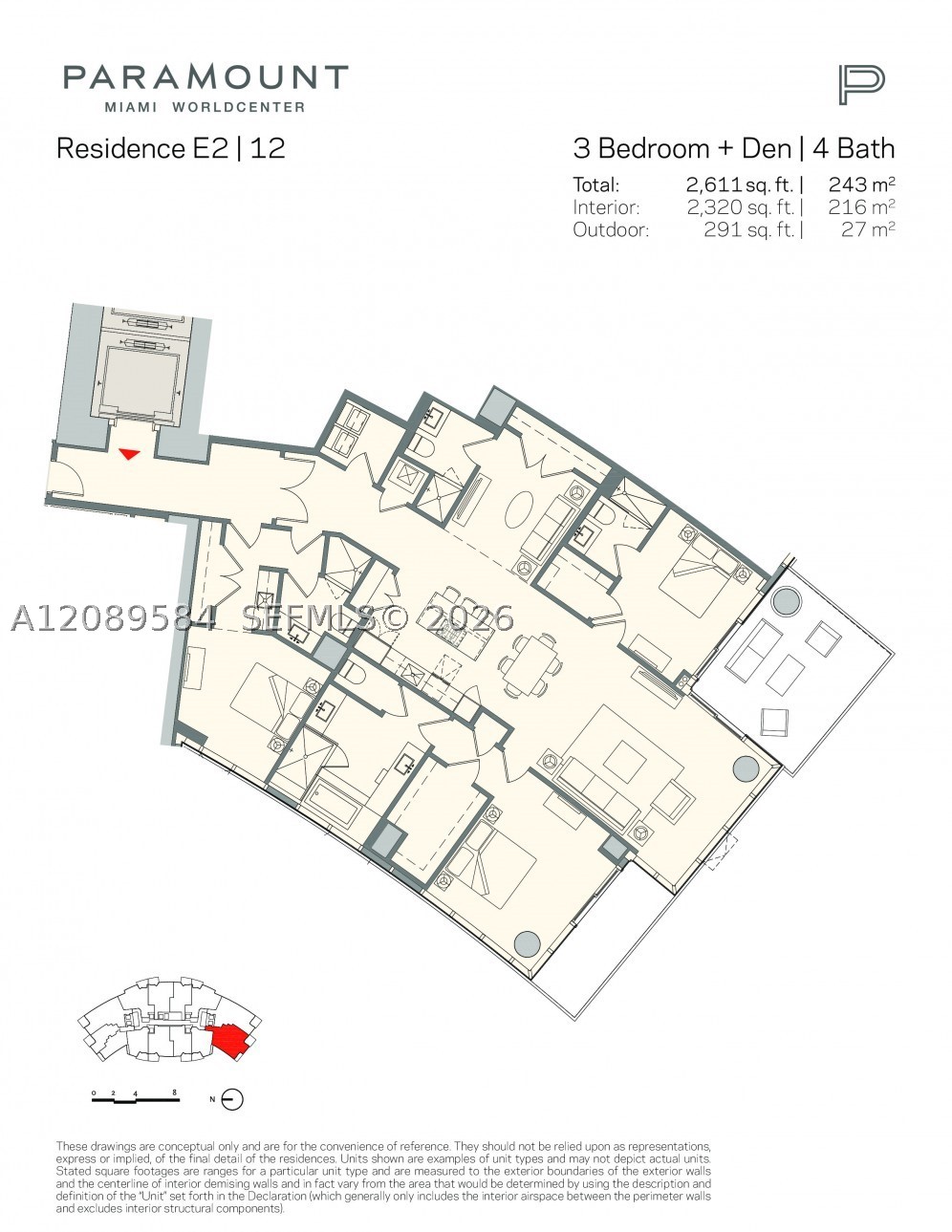 851 NE 1st Ave #1712, Miami FL 33132