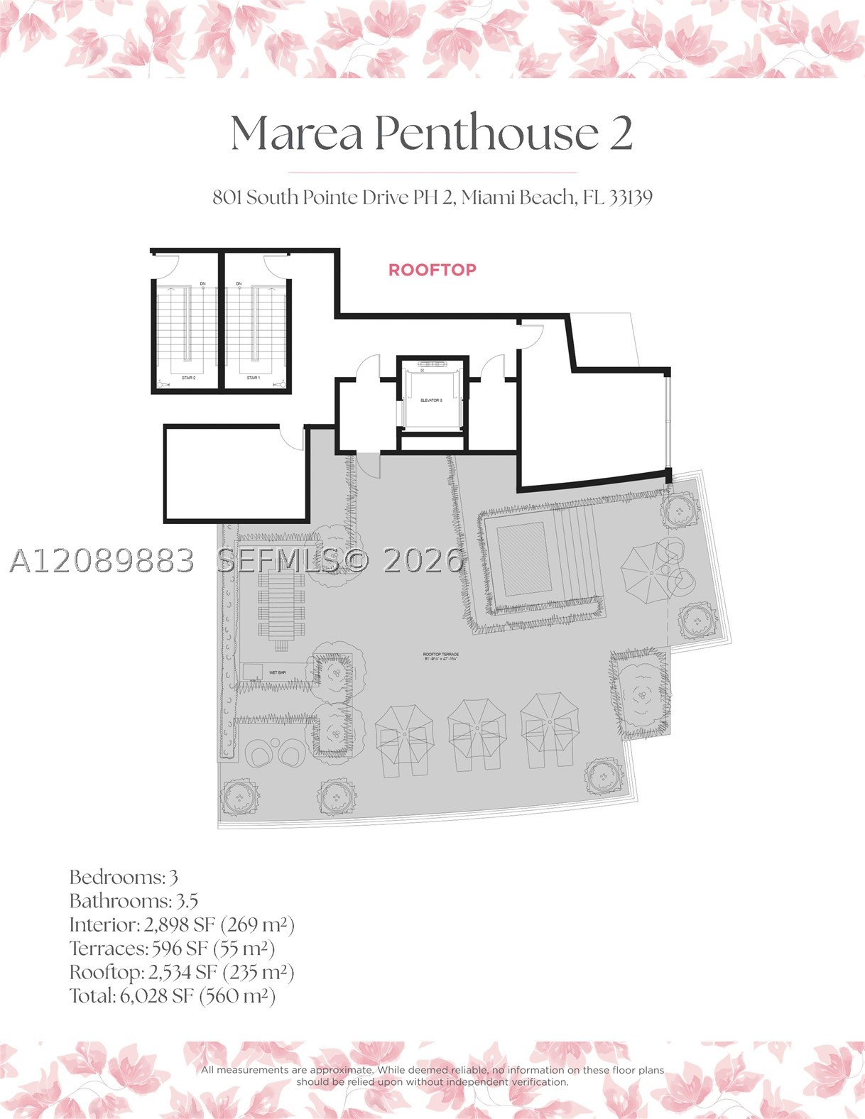 801 S Pointe Dr #PH 2, Miami Beach FL 33139