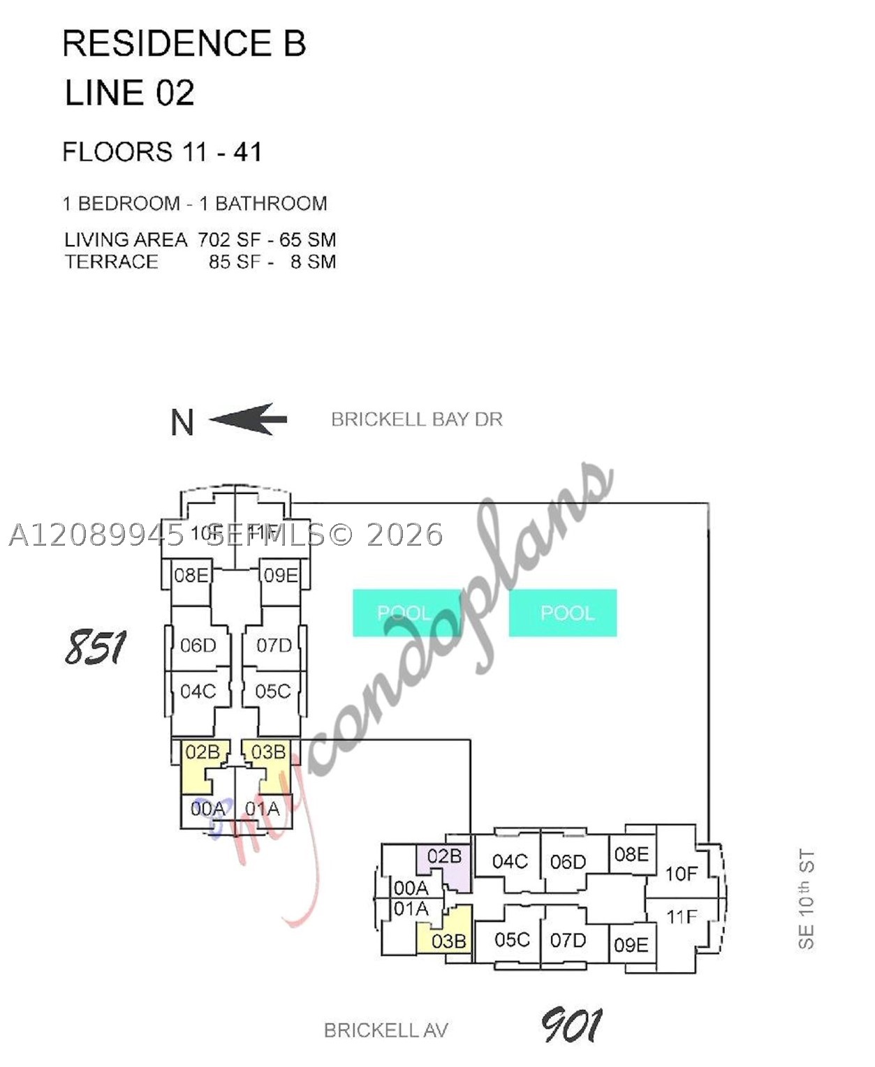951 Brickell Ave #3102, Miami FL 33131