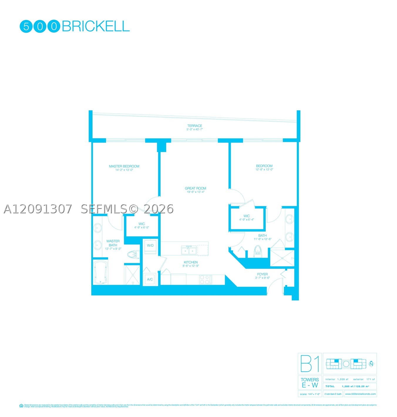 55 SE 6th St #3605, Miami FL 33131