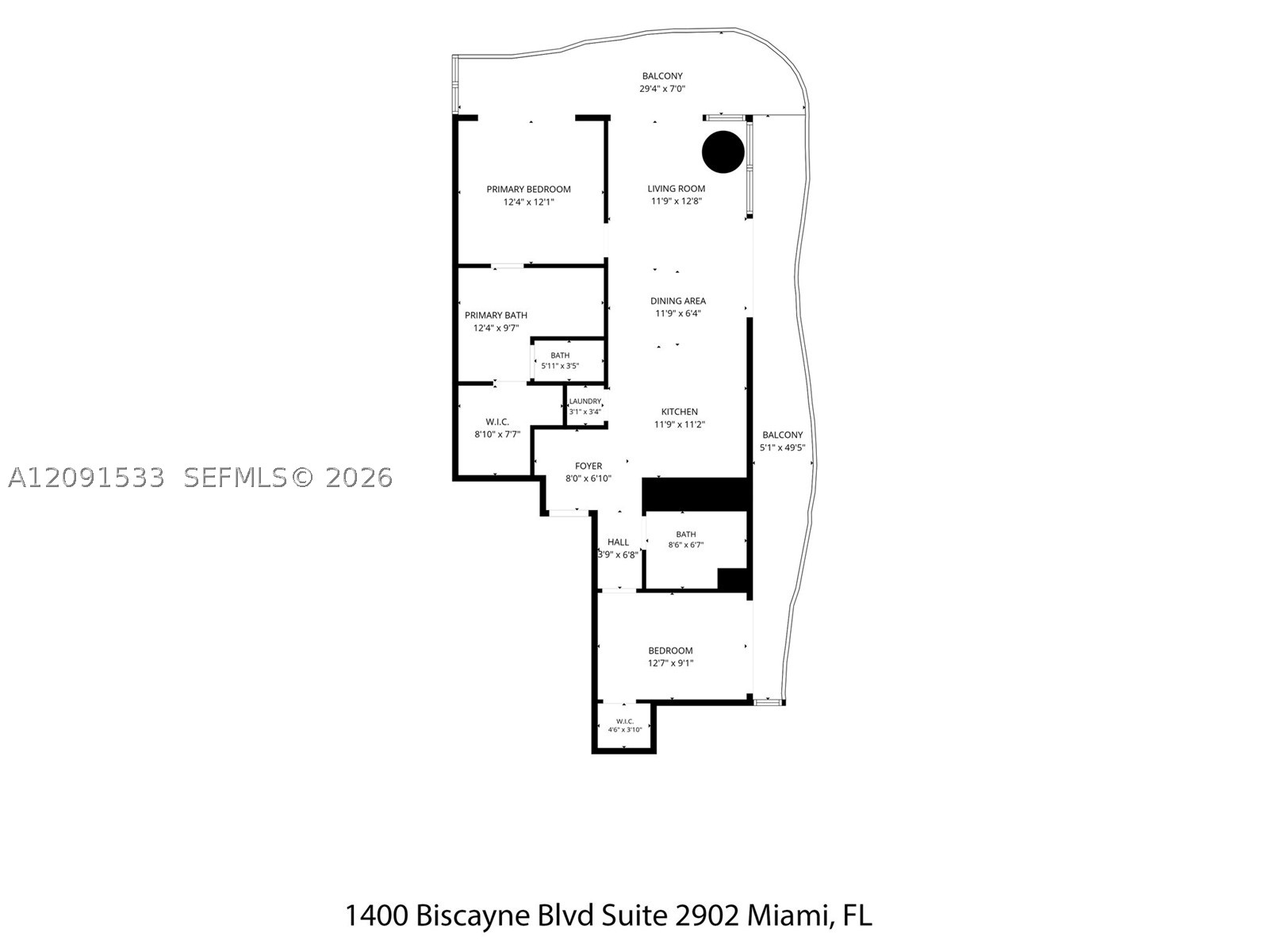 1400 Biscayne Blvd #2902, Miami FL 33132