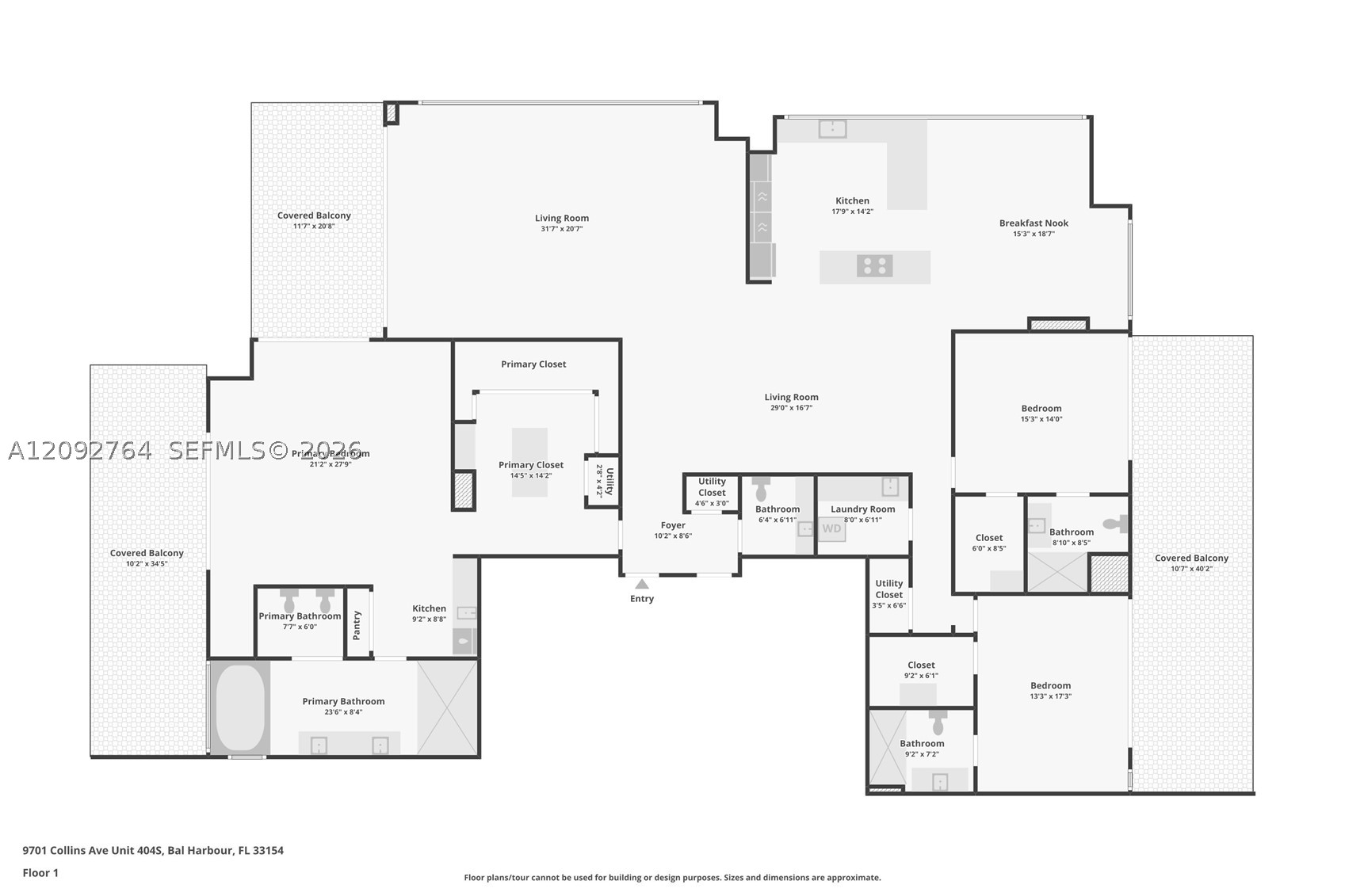 9701 Collins Ave #2601, Bal Harbour FL 33154