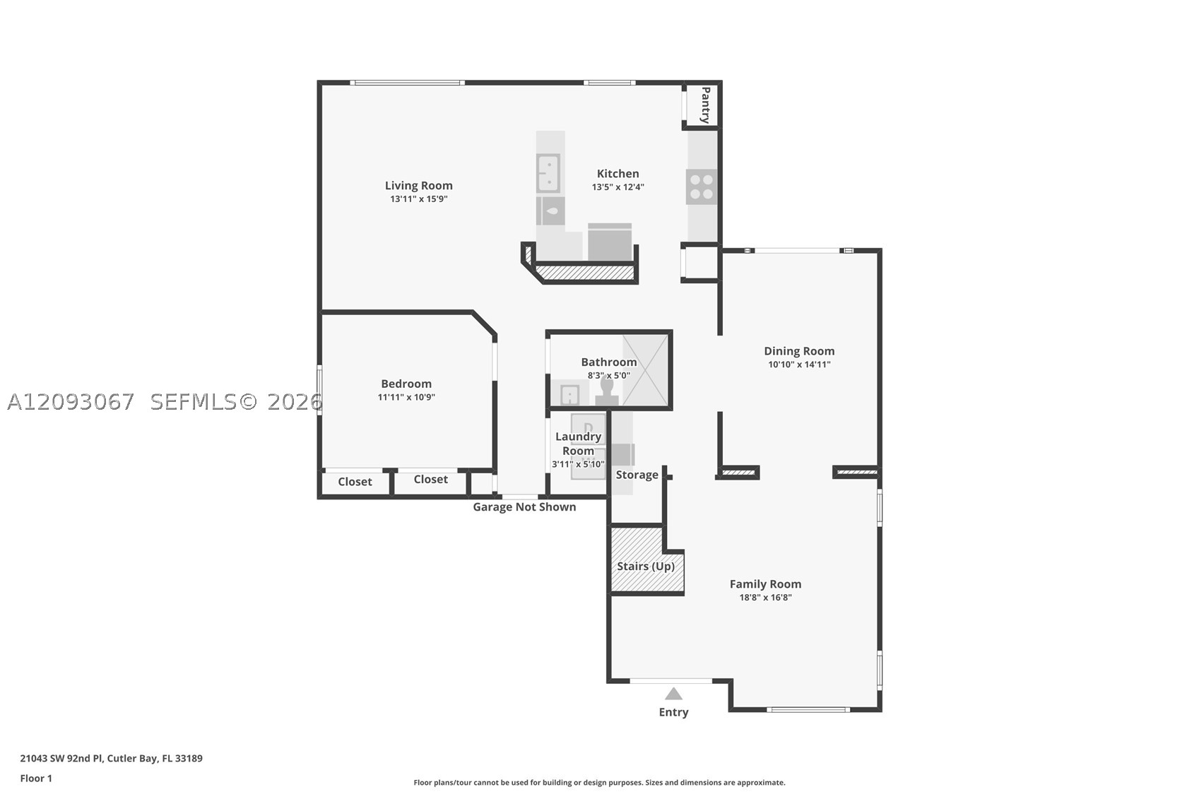 21043 SW 92nd Pl, Cutler Bay FL 33189