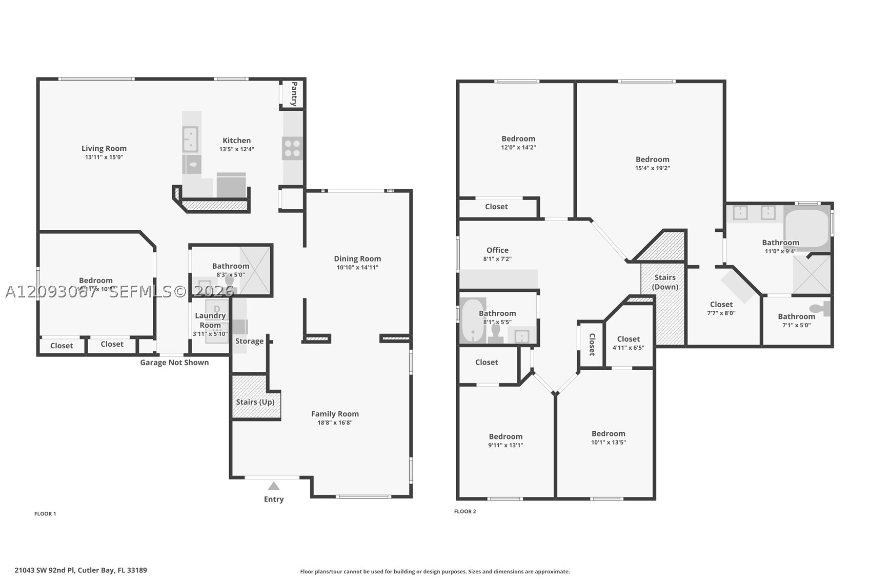 21043 SW 92nd Pl, Cutler Bay FL 33189
