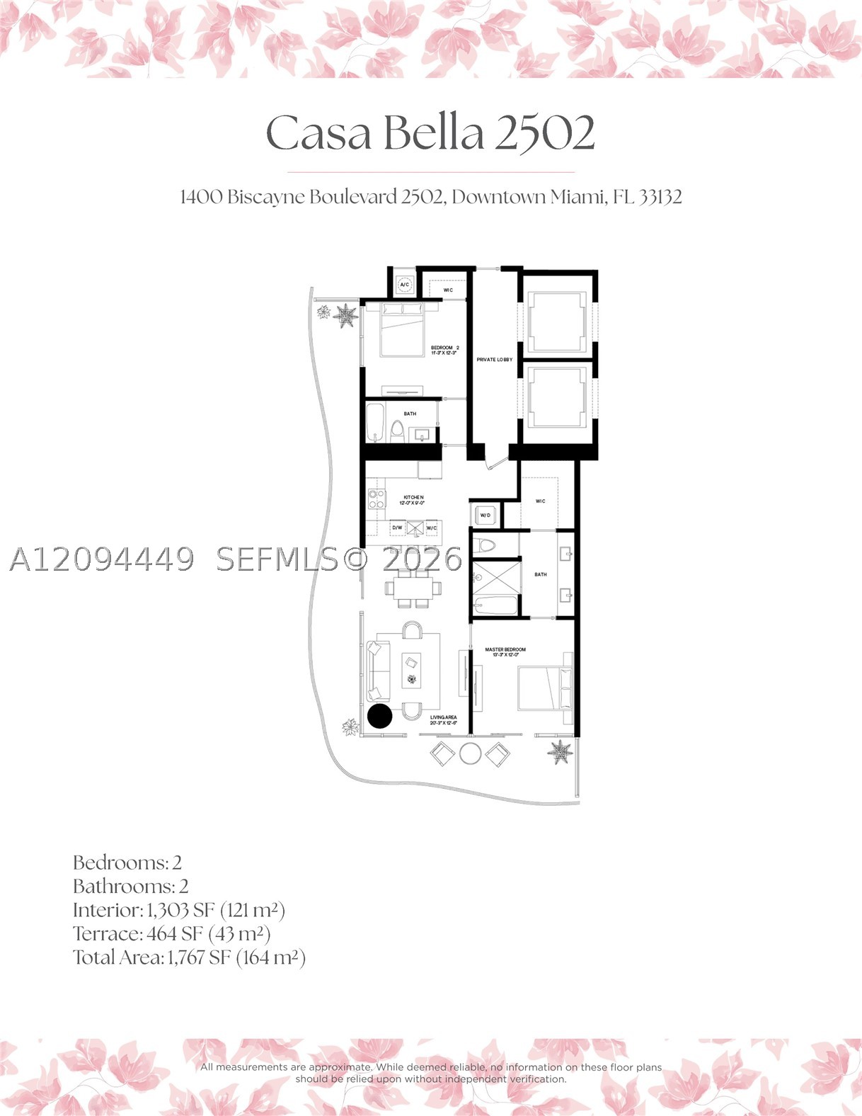 1400 Biscayne Blvd #2502, Miami FL 33132