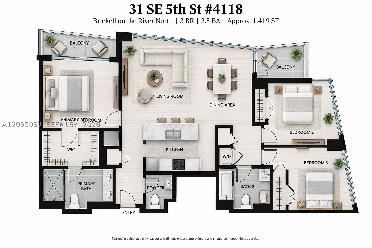 31 SE 5th St #4118, Miami FL 33131