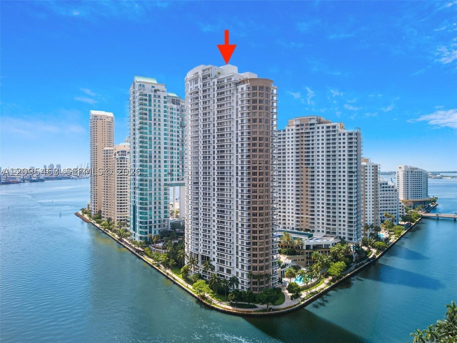 901 Brickell Key Blvd #2401, Miami FL 33131