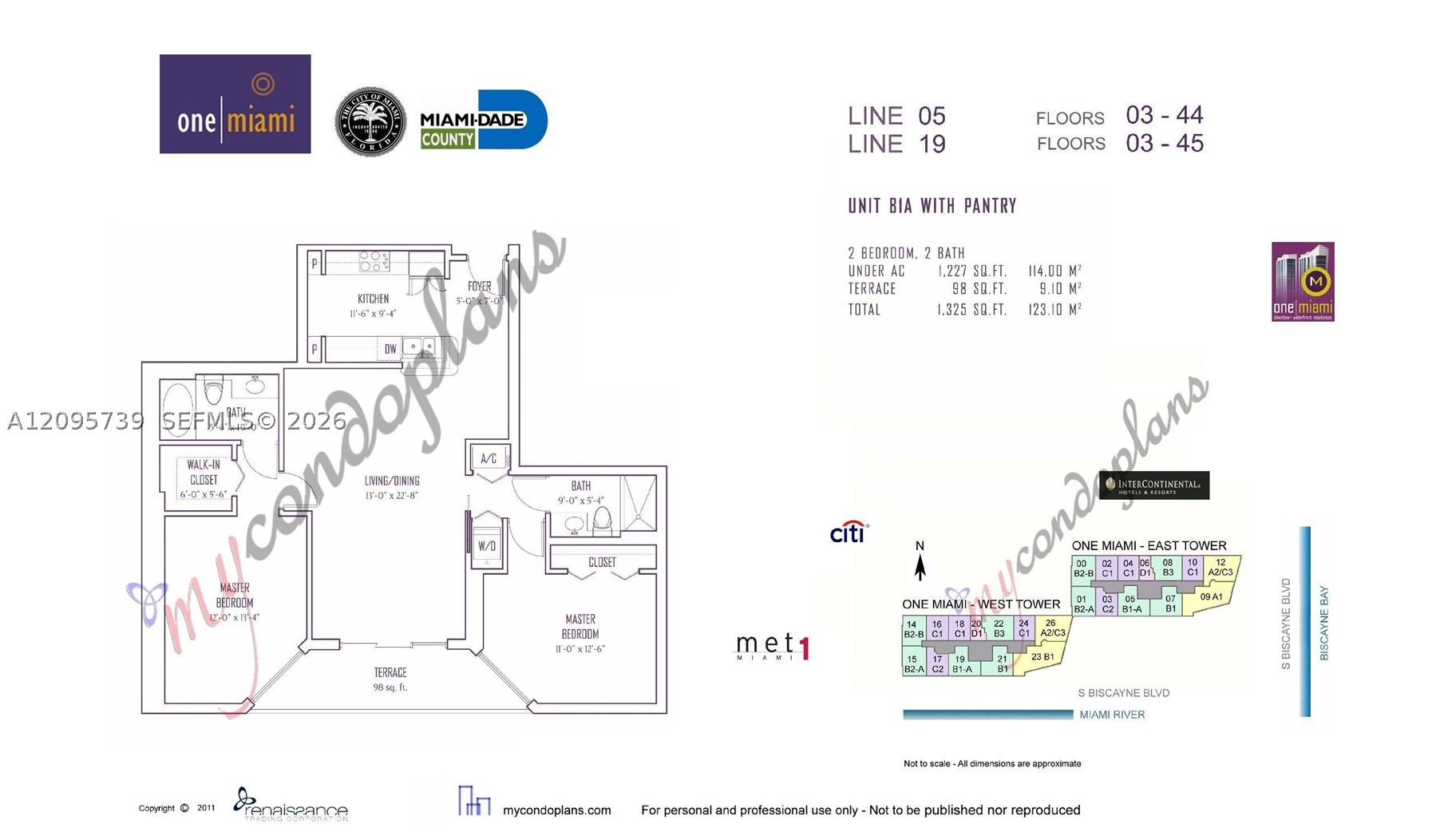 325 S Biscayne Blvd #1019, Miami FL 33131