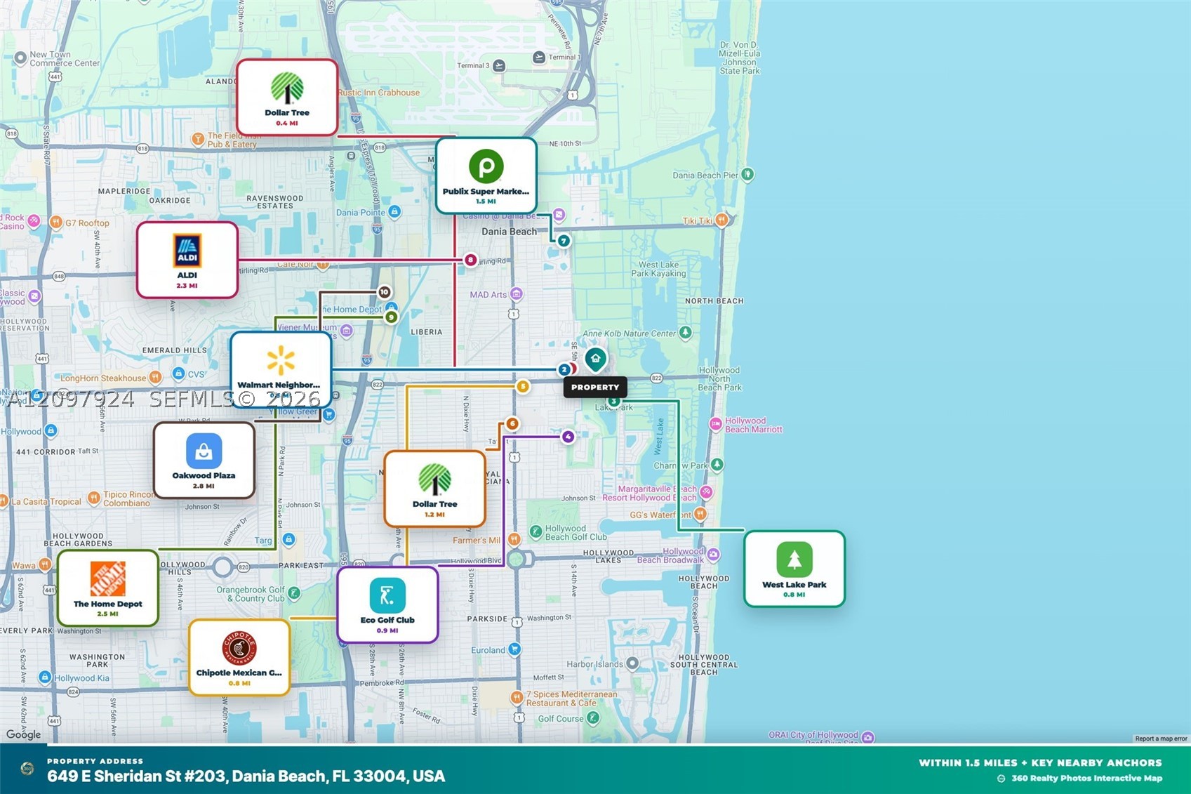 649 E Sheridan St #203, Dania Beach FL 33004