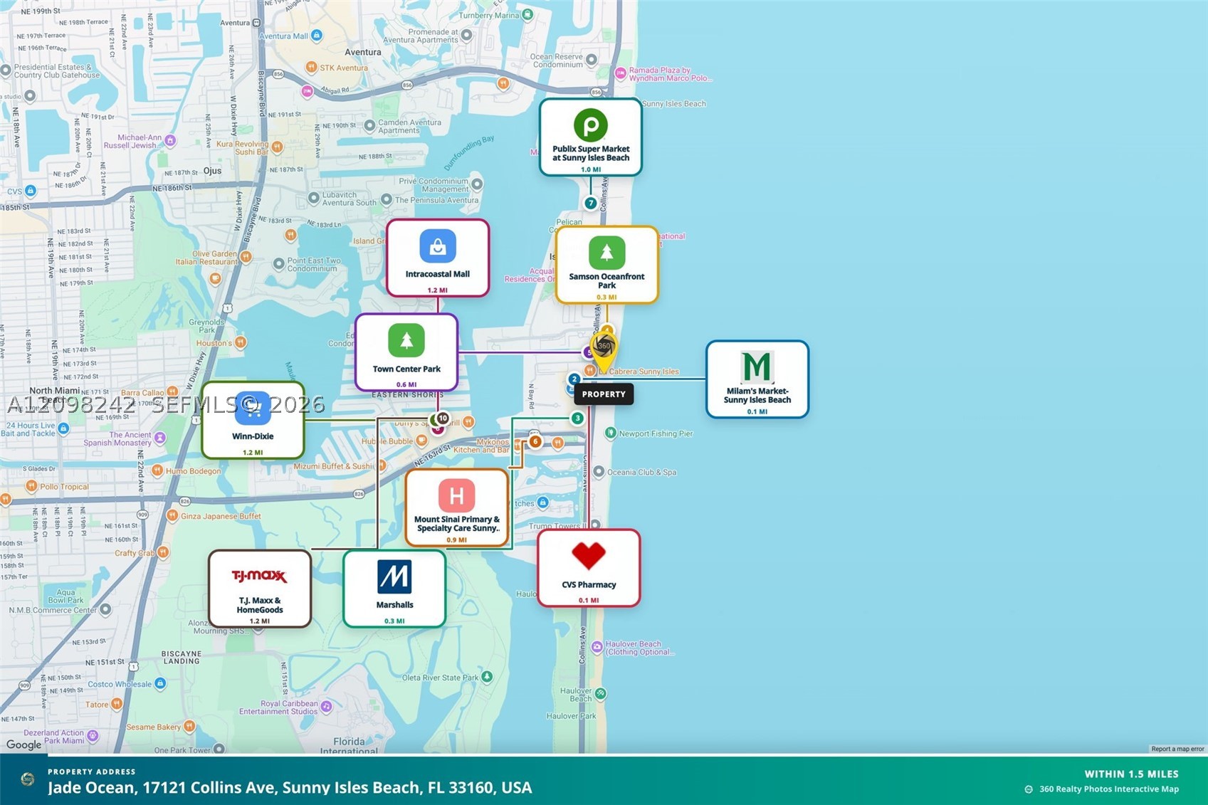 17121 Collins Ave #803, Sunny Isles Beach FL 33160