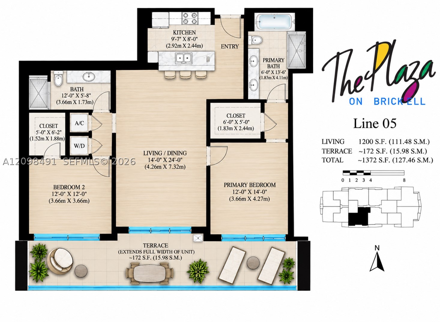 951 Brickell Ave #805, Miami FL 33131