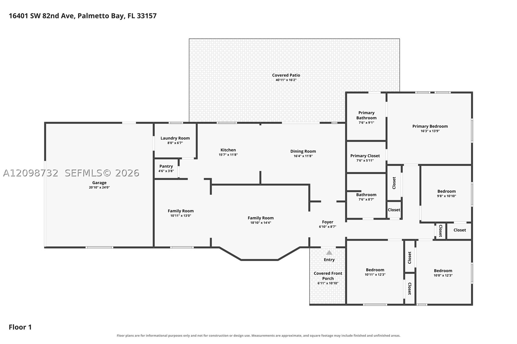 16401 SW 82nd Ave, Palmetto Bay FL 33157