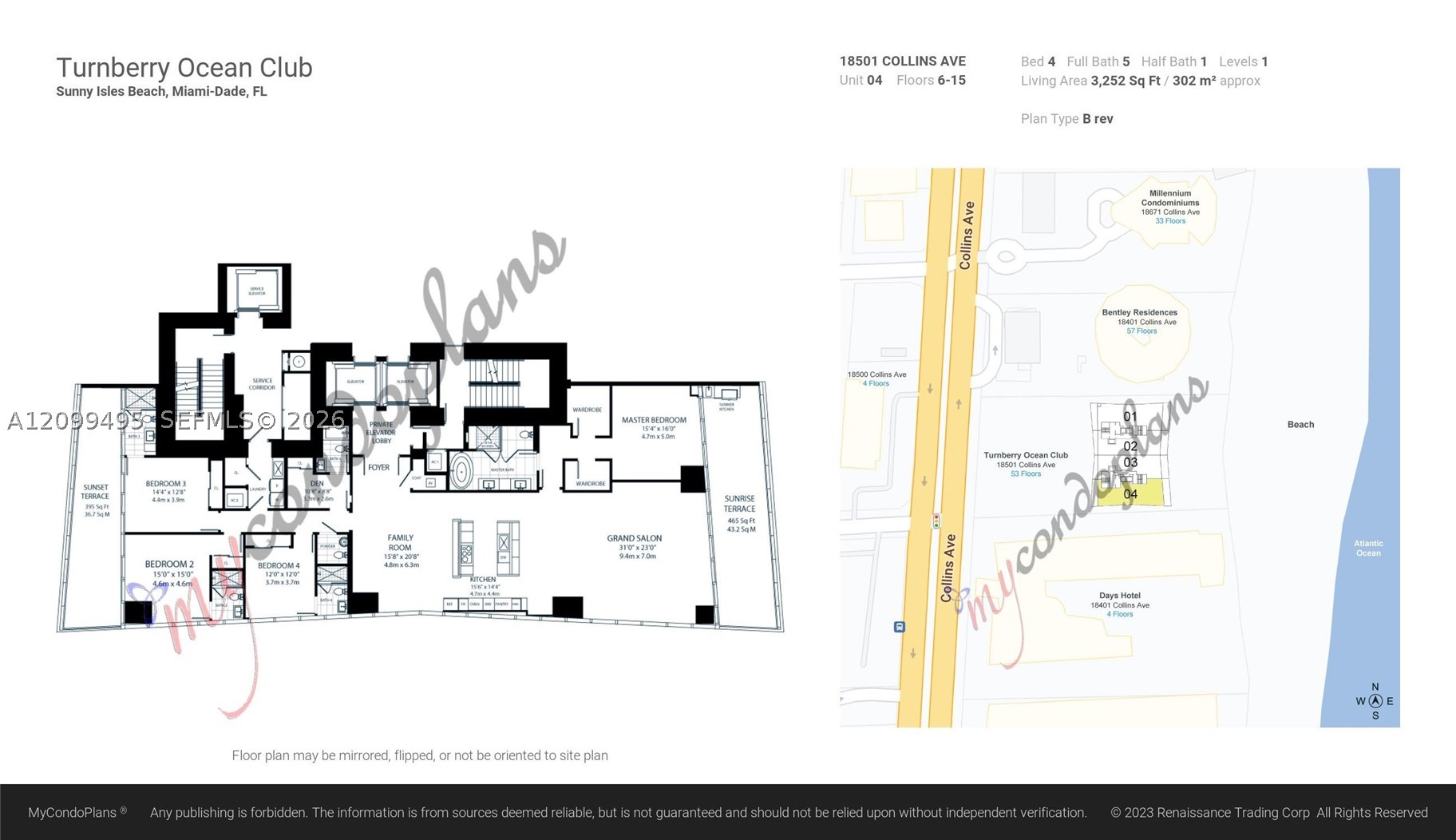 18501 Collins Ave #1404, Sunny Isles Beach FL 33160