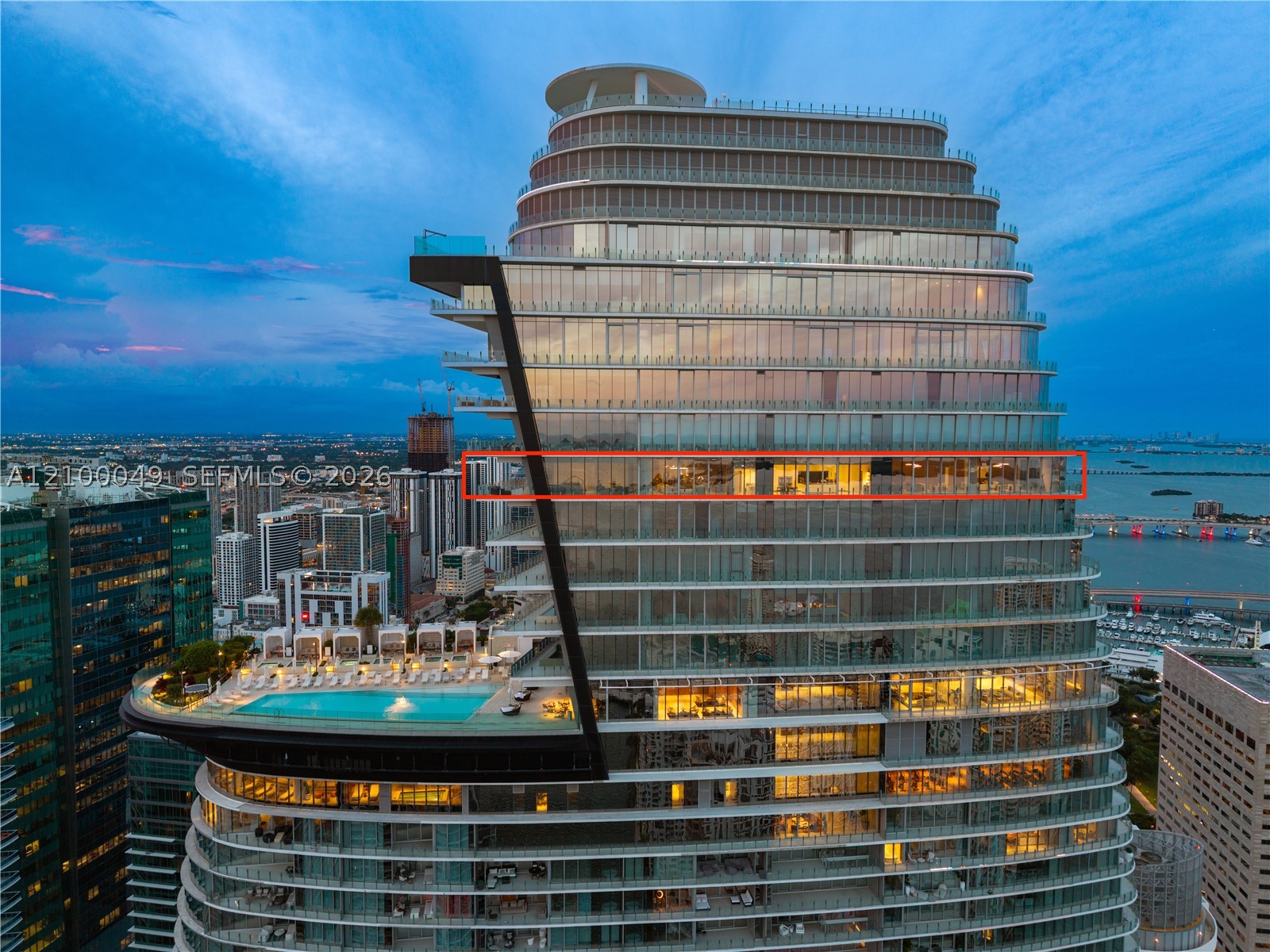 300 Biscayne Boulevard Way #PH6001C, Miami FL 33131