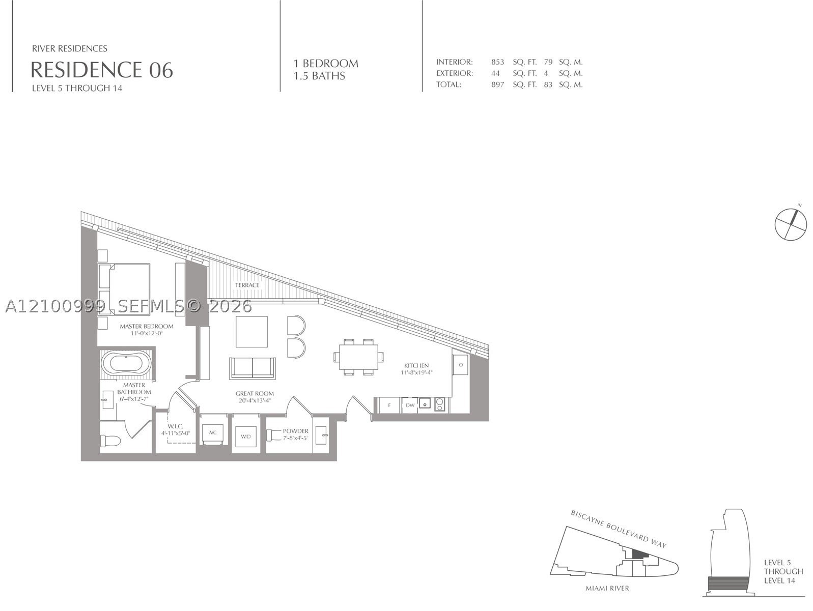300 Biscayne Boulevard Way #506E, Miami FL 33131