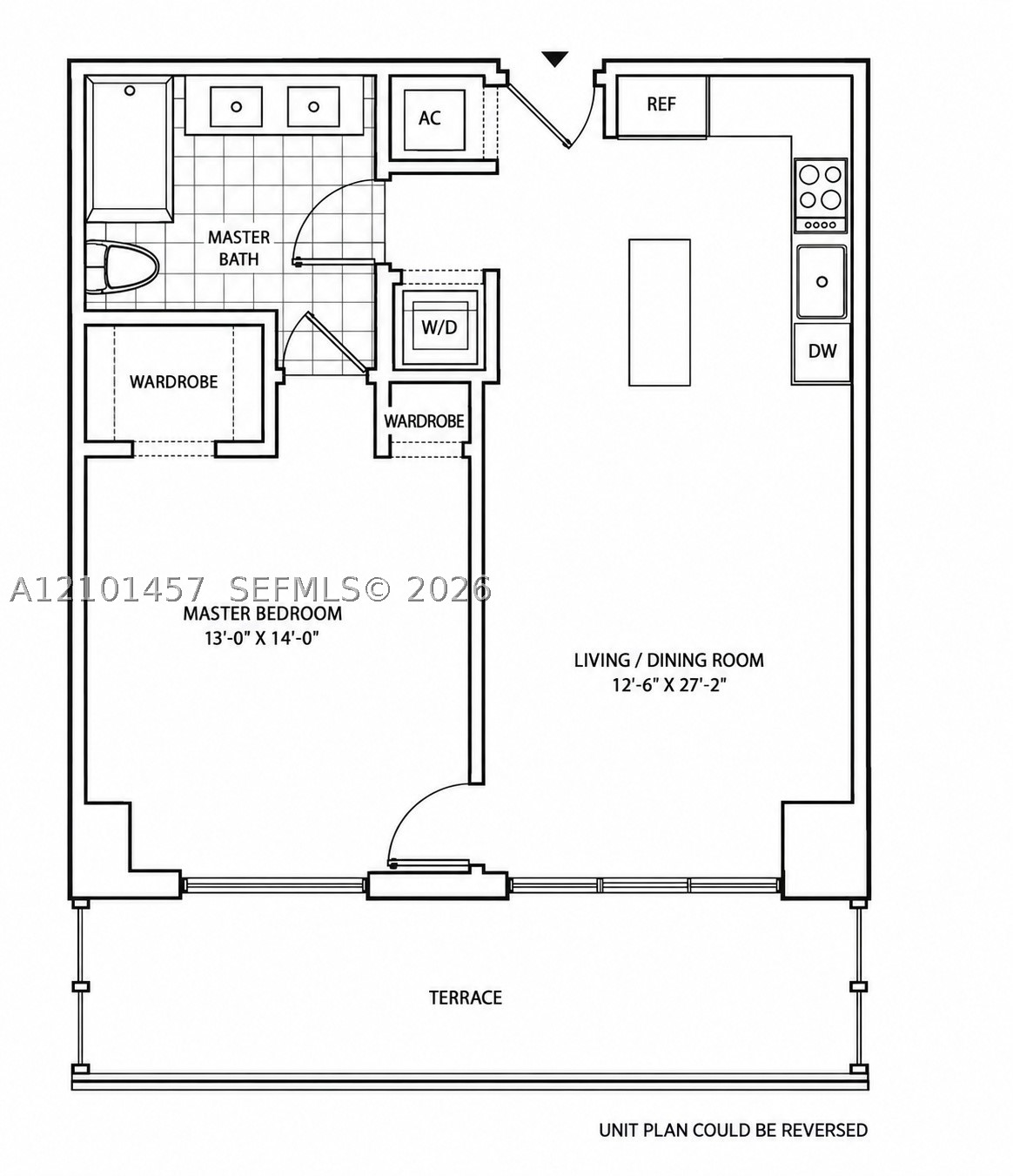 1300 Brickell Bay Dr #1203, Miami FL 33131