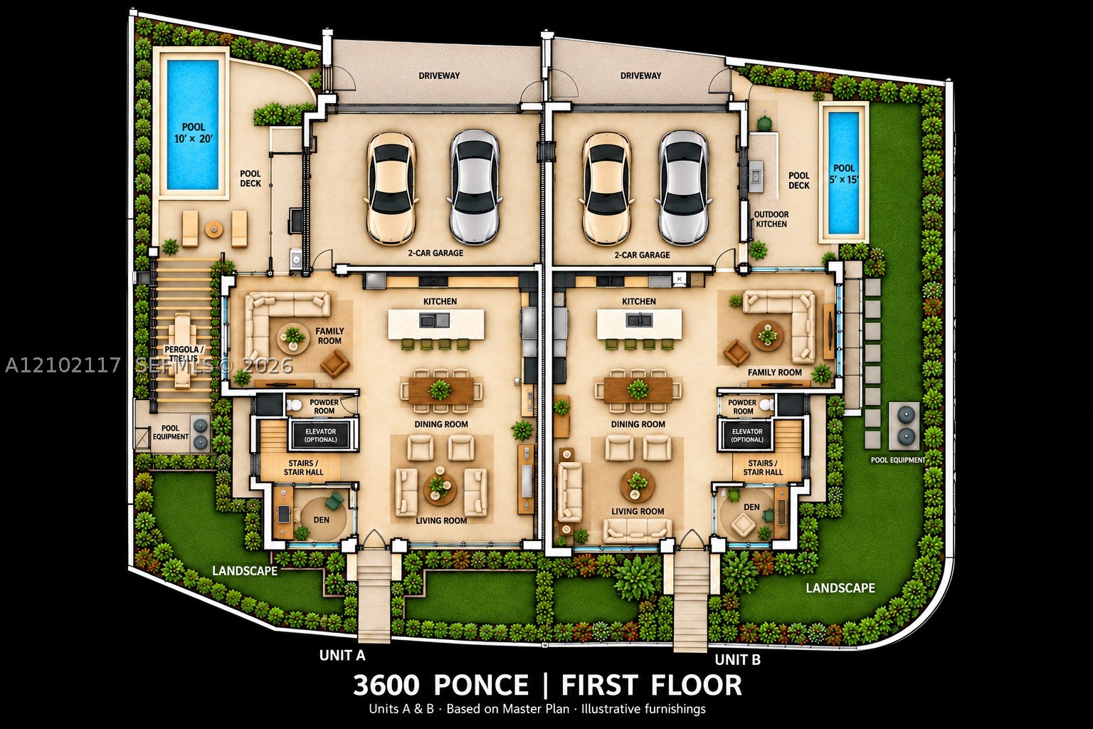 3600 Ponce De Leon Blvd #A+B, Coral Gables FL 33134