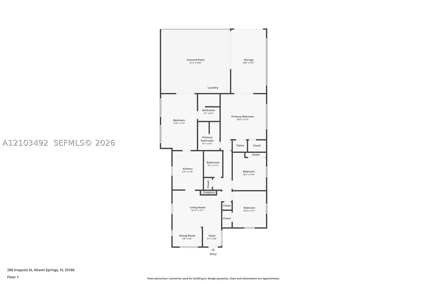 208 Iroquois St, Miami Springs FL 33166