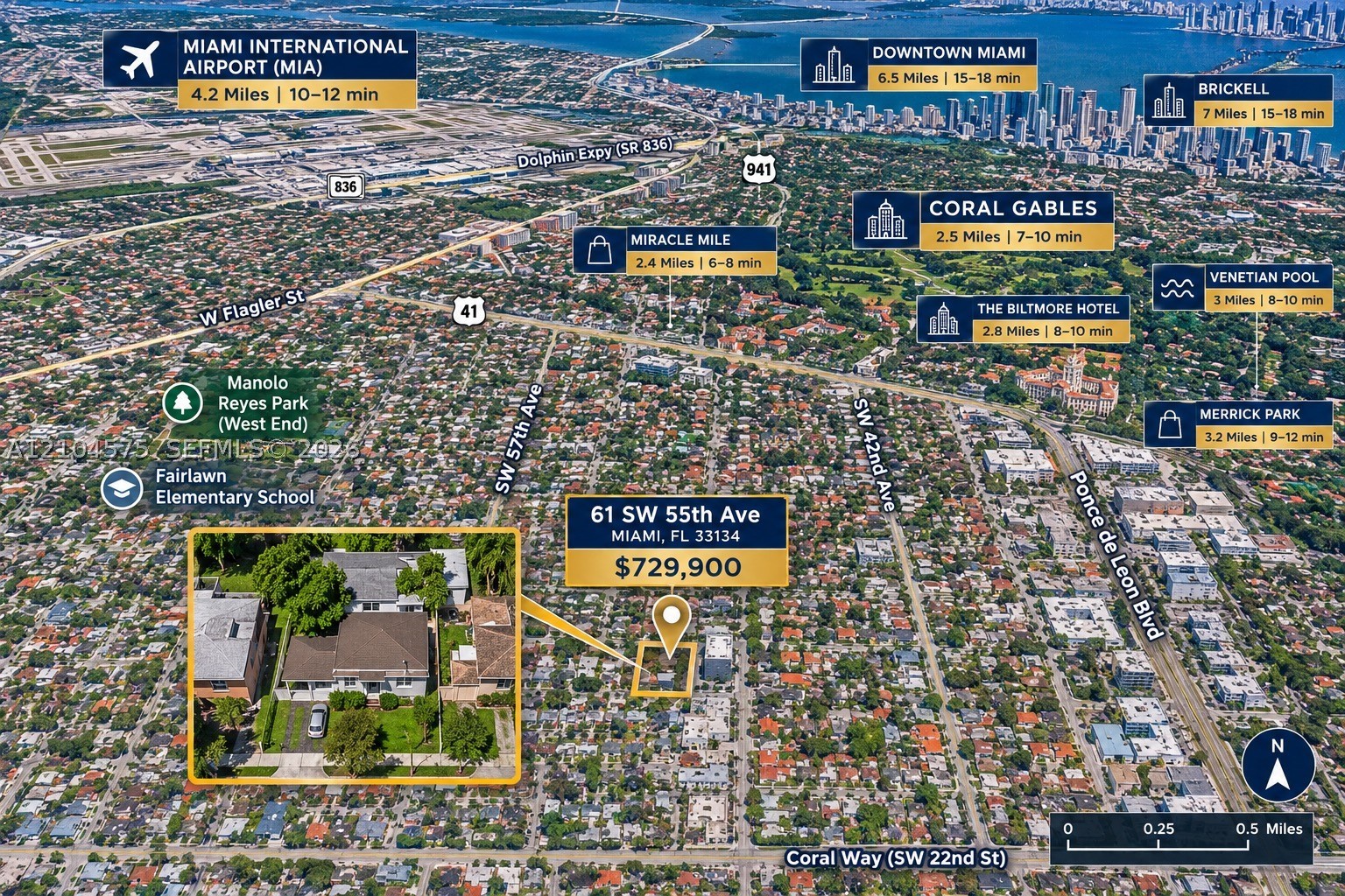61 SW 55th Ave, Miami FL 33134