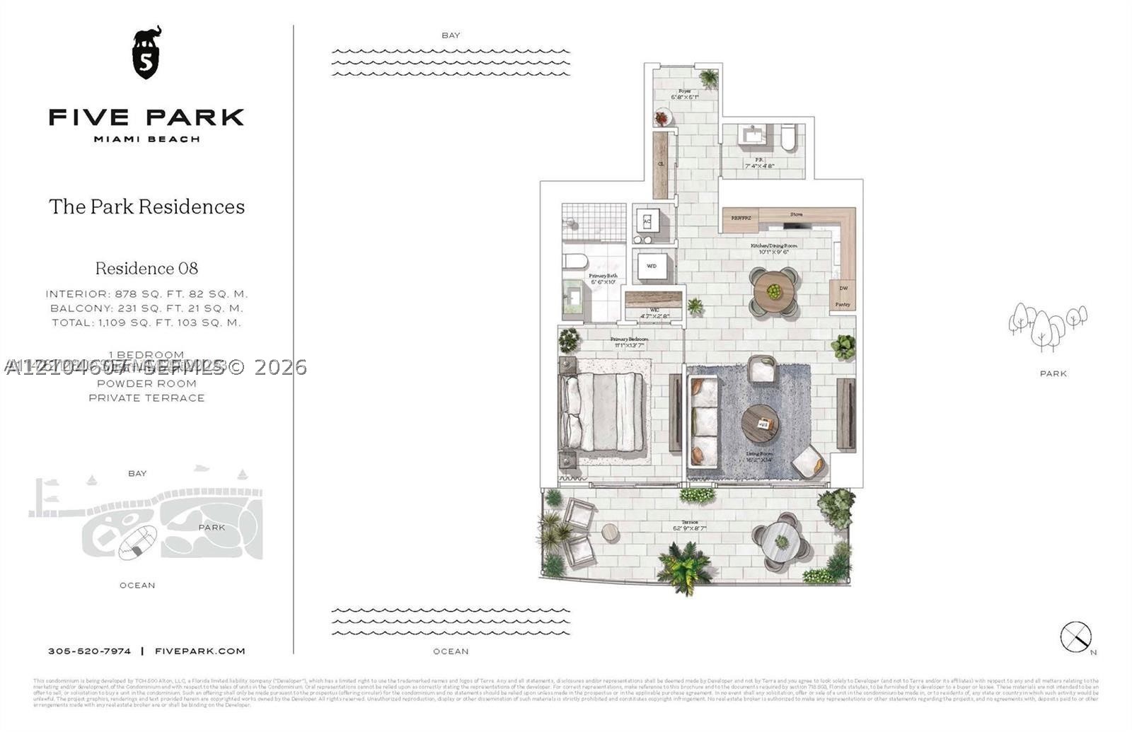 500 Alton Rd #1008, Miami Beach FL 33139