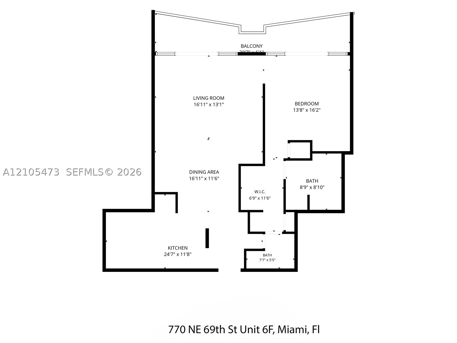 770 NE 69th St #6F, Miami FL 33138
