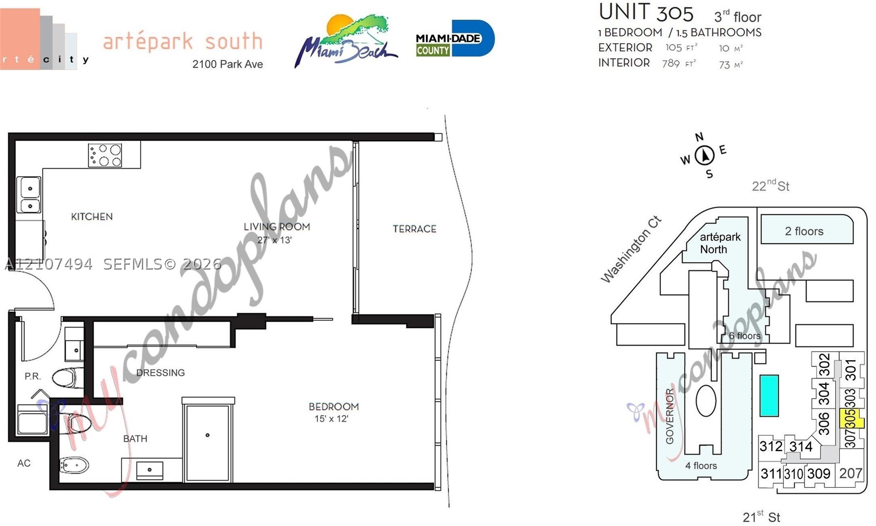 2100 Park Ave #305, Miami Beach FL 33139