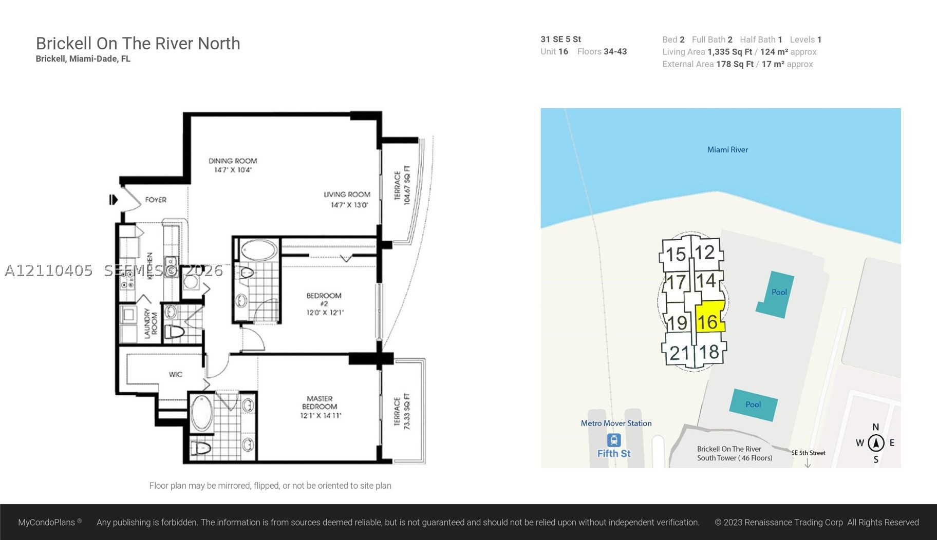 31 SE 5th St #3516, Miami FL 33131