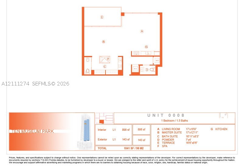 1040 Biscayne Blvd #1108, Miami FL 33132