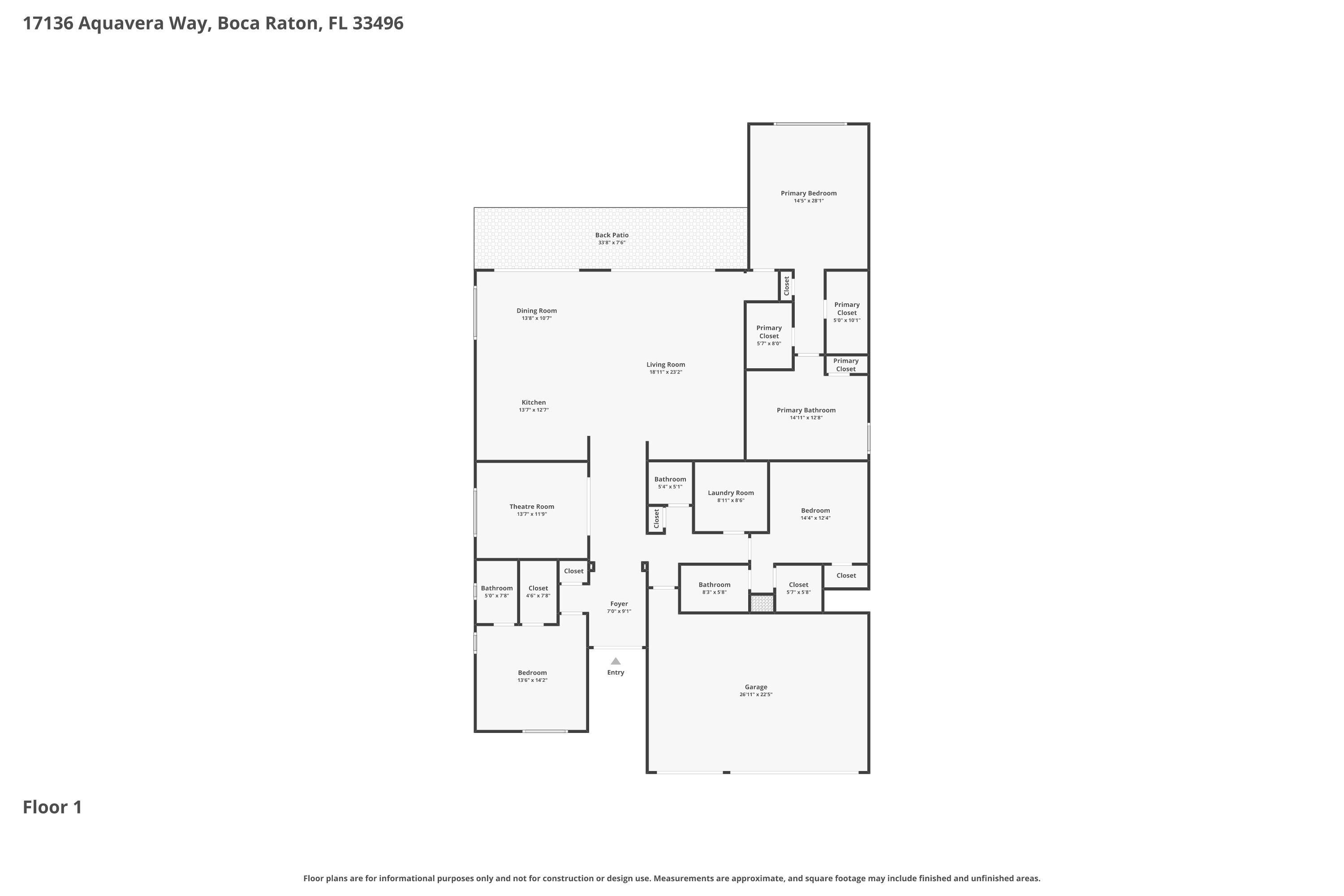 17136 Aquavera, Boca Raton FL 33496