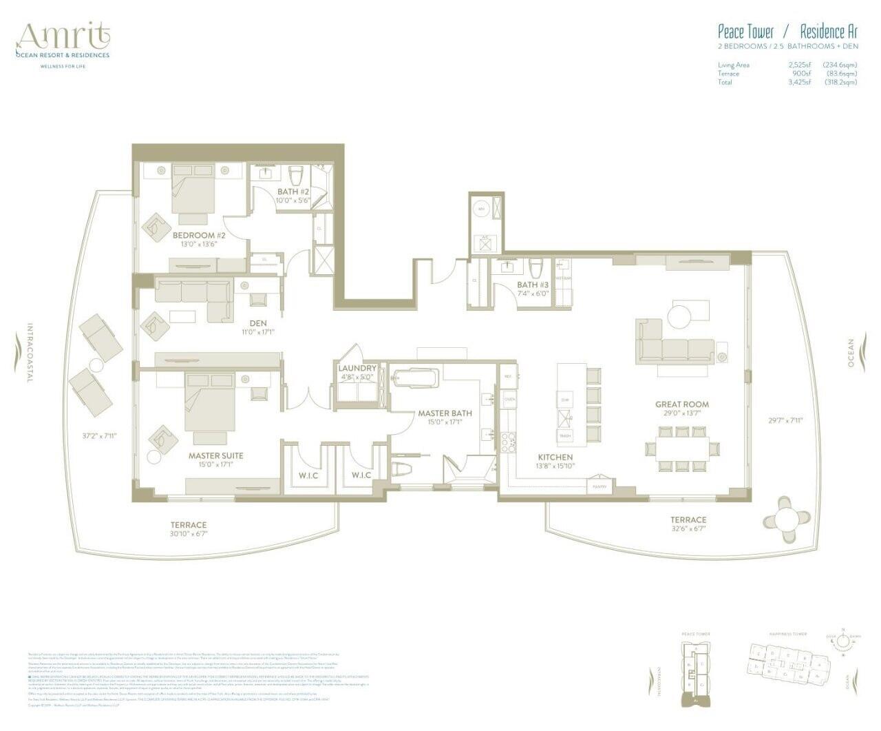 3100 N Ocean #1505p, Singer Island FL 33404