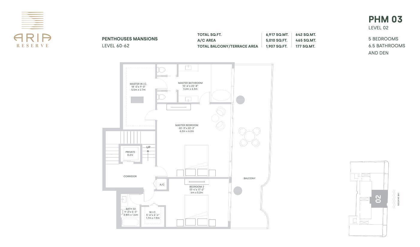 700 NE 24th #Penthouse Mansion-6003, Miami FL 33137
