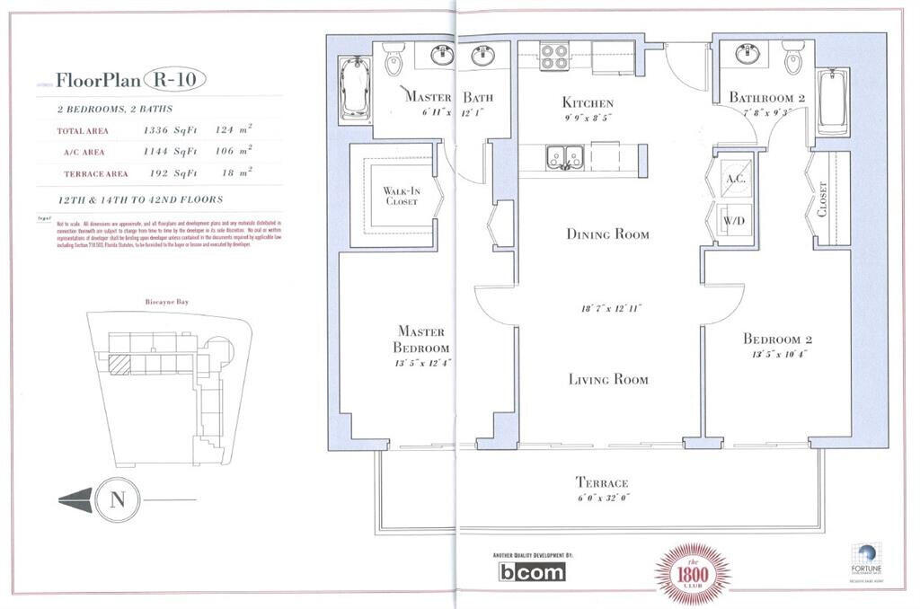 1800 N Bayshore #1610, Miami FL 33132