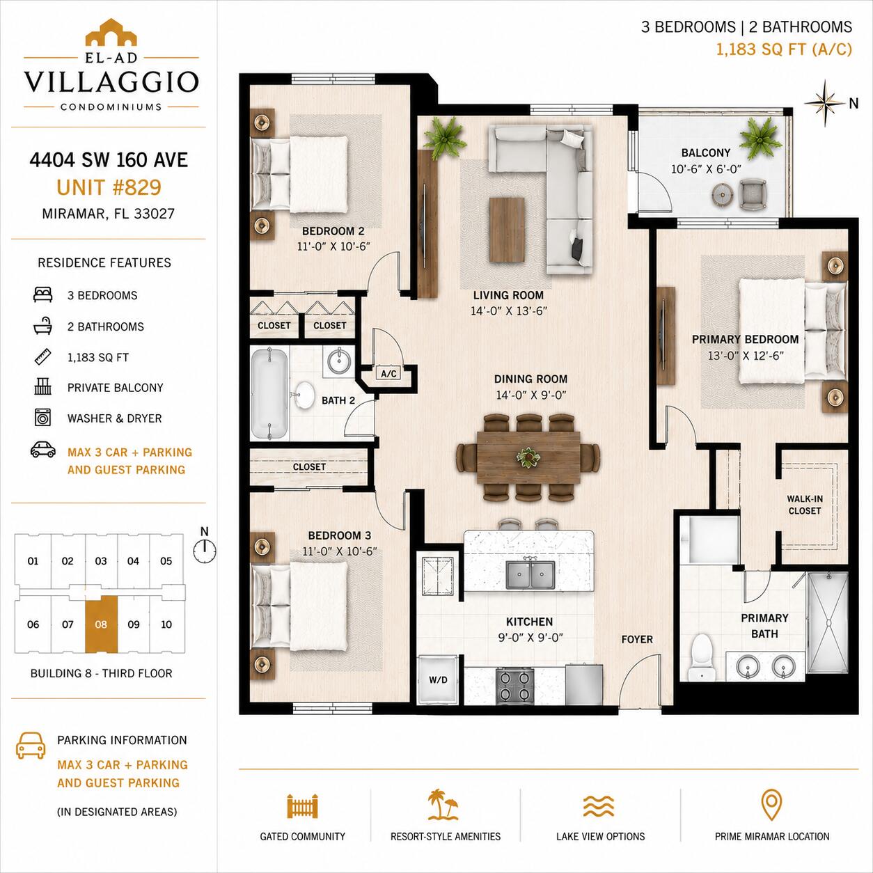 4404 SW 160th #829, Miramar FL 33027