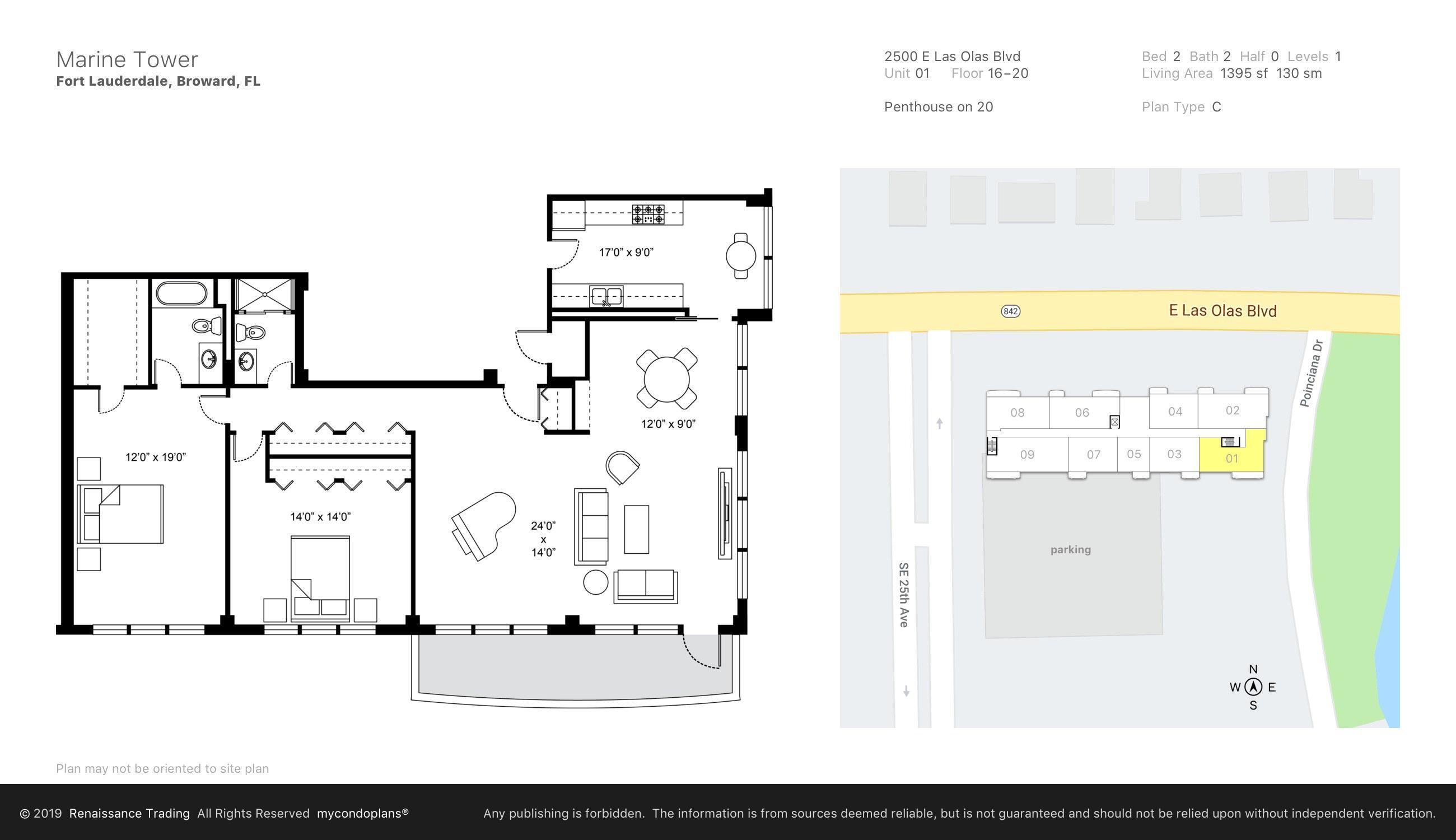 2500 E Las Olas #1901, Fort Lauderdale FL 33301