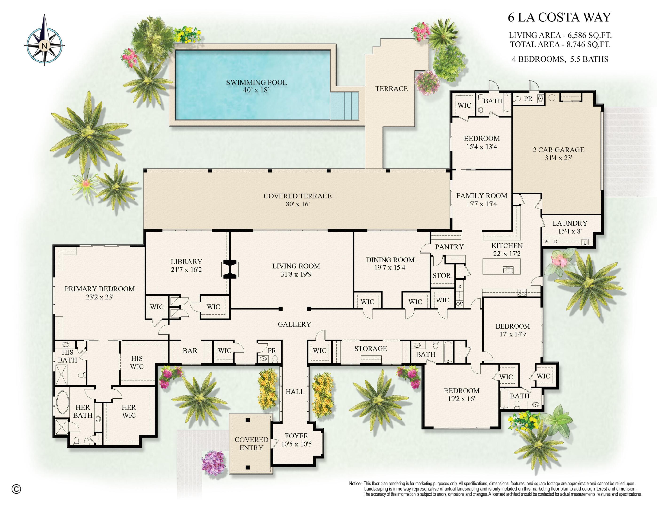 6 La Costa, Palm Beach FL 33480